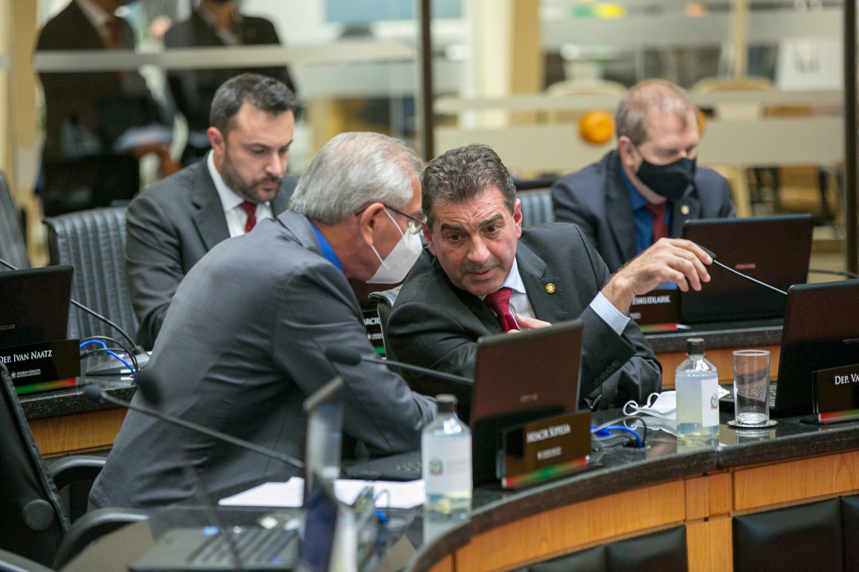Deputado Silvio Dreveck (PP) e Deputado Valdir Cobalchini (MDB)