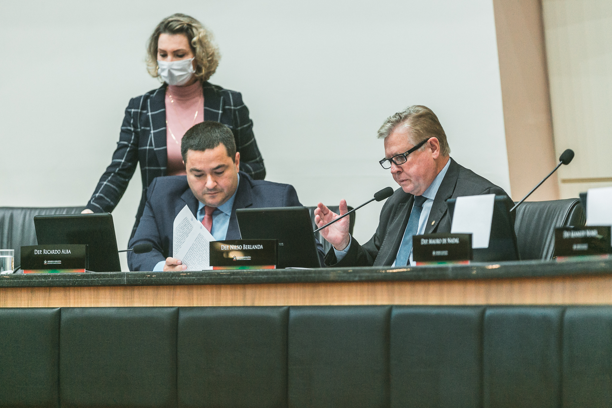Deputado Ricardo Alba (PSL) e Deputado Nilso Berlanda (PL)