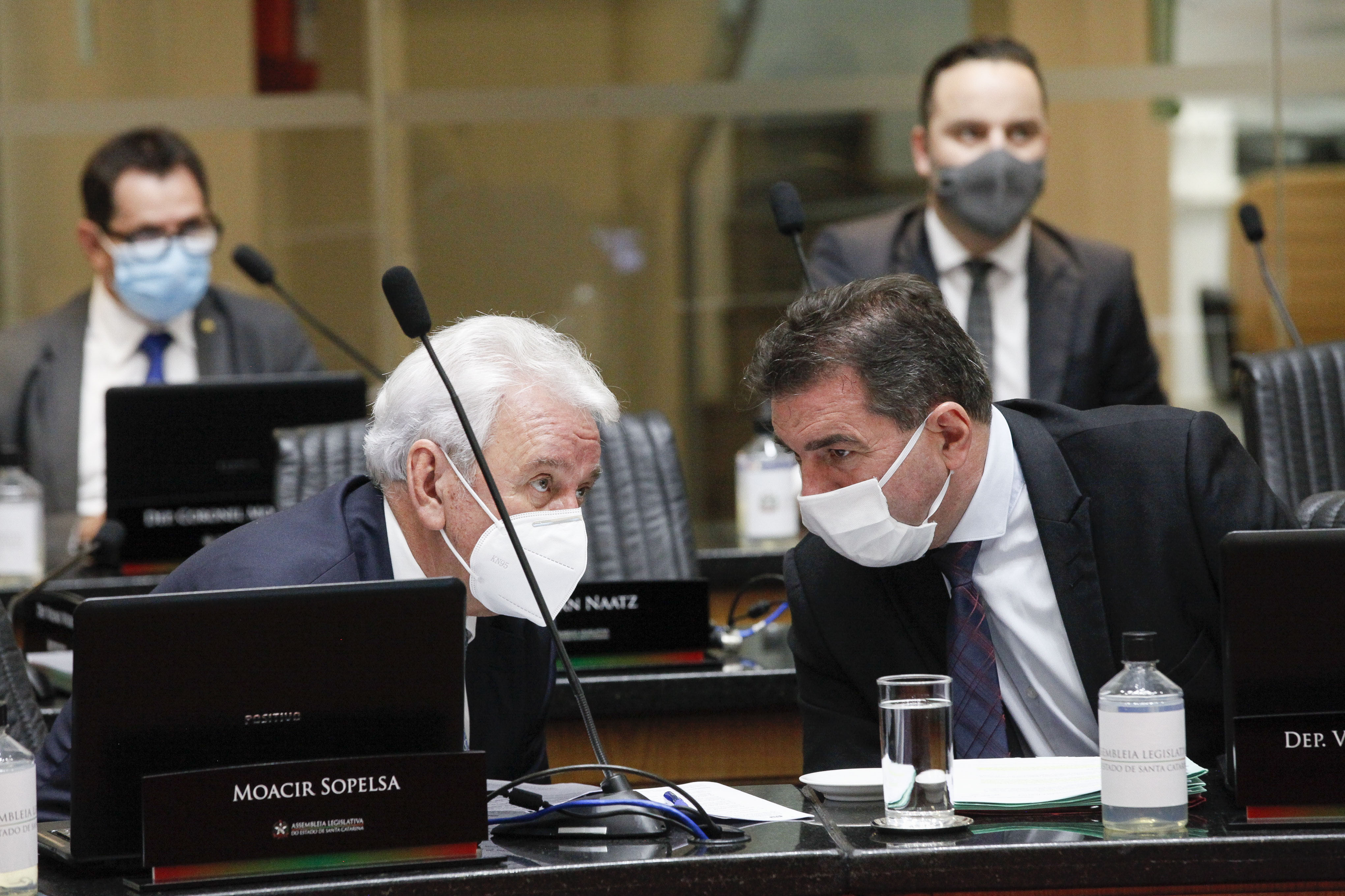 Deputado Moacir Sopelsa (MDB), Deputado Valdir Cobalchini (MDB)