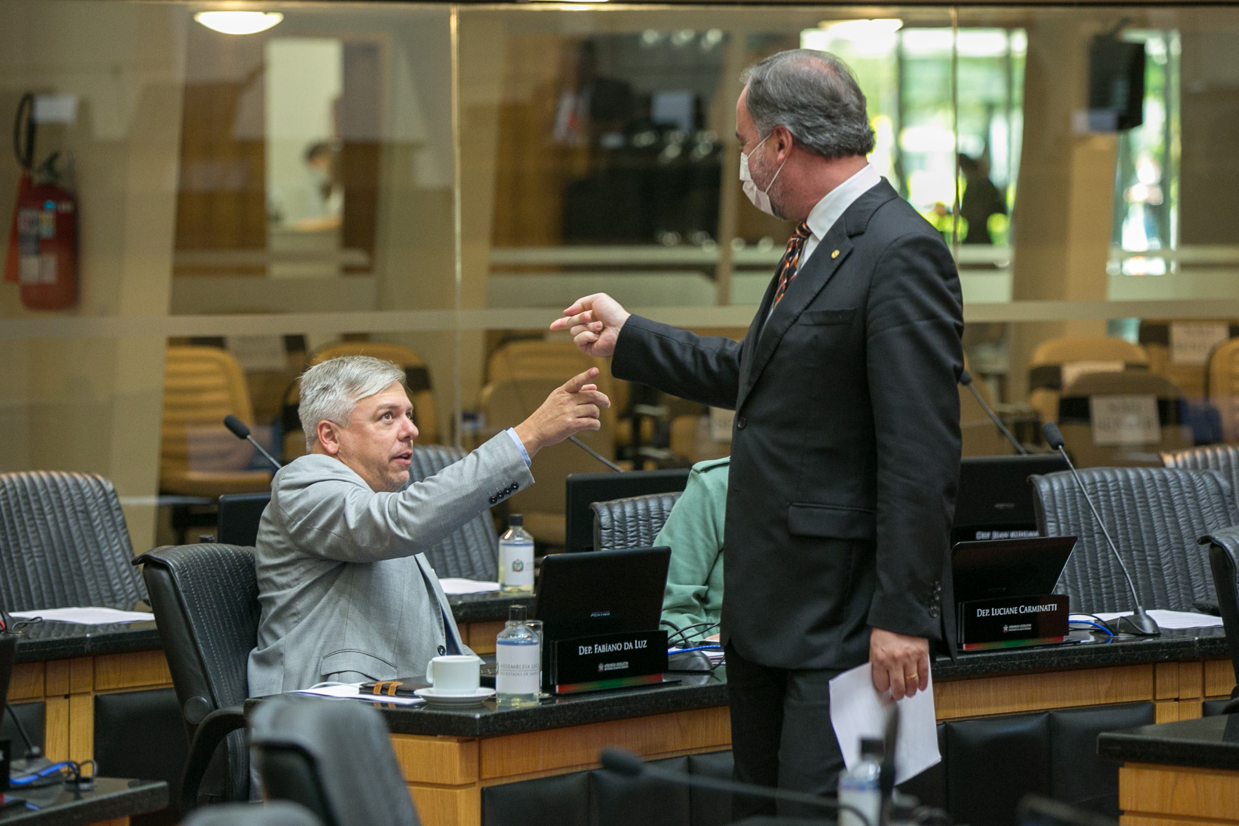 Deputado Fabiano da Luz (PT) e Deputado Kennedy Nunes (PSD)