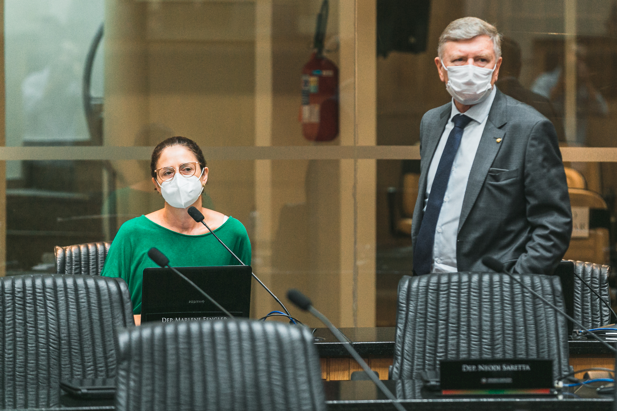 Deputado Milton Hobus (PSD) - Deputada Marlene Fengler (PSD)