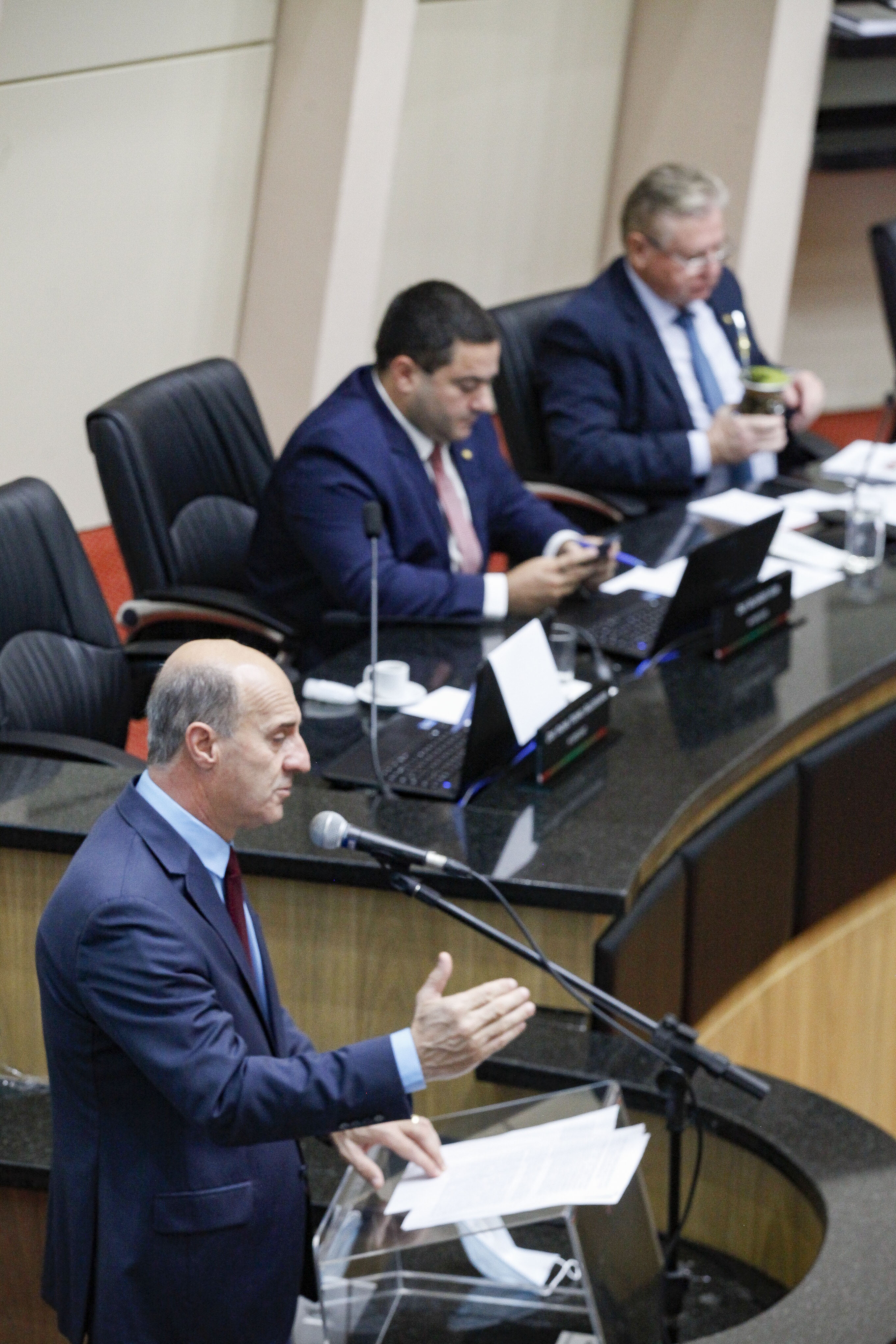 Deputado José Milton Scheffer (PP), Deputado Ricardo Alba (PSL), Deputado Nilso Berlanda (PL)