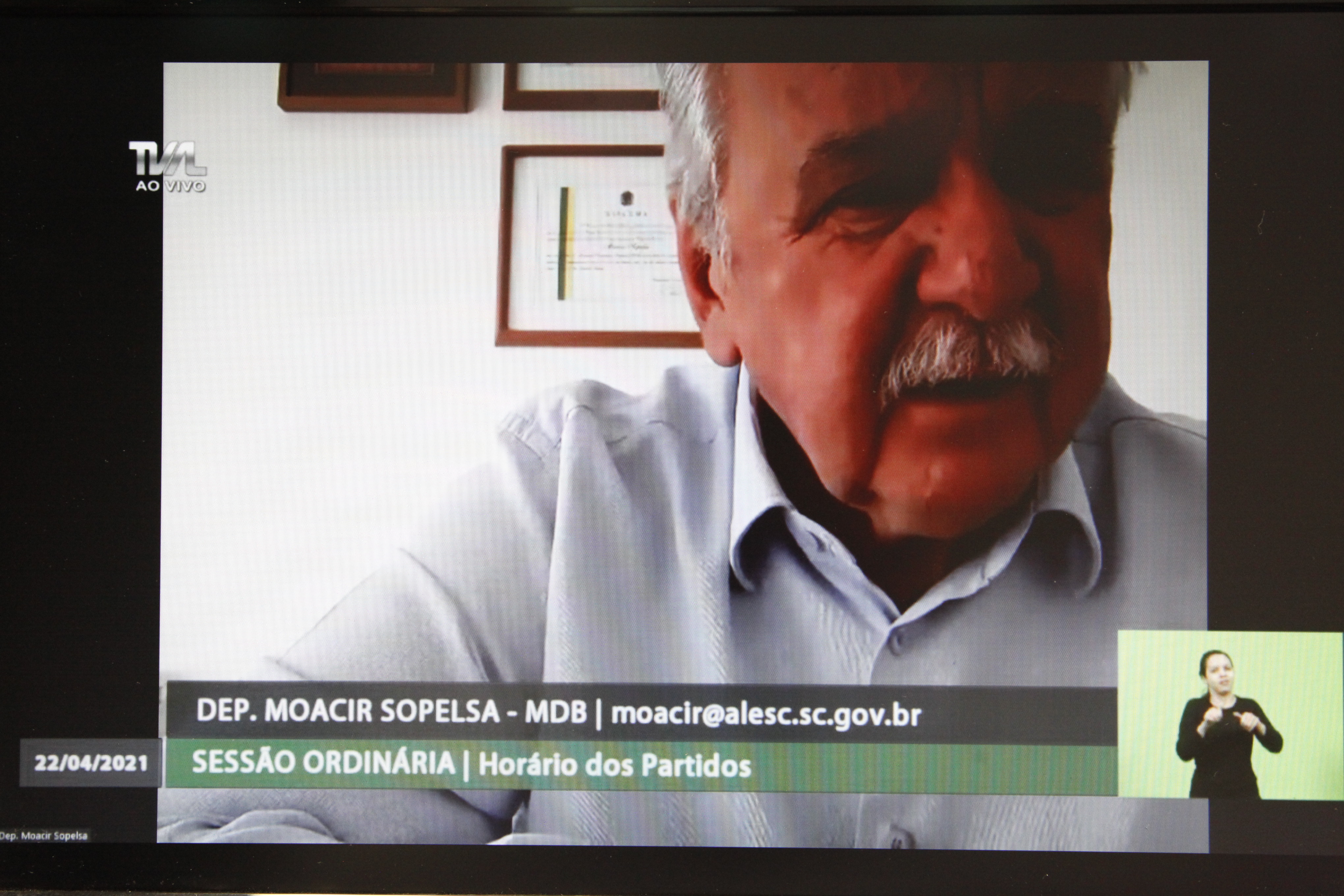 Deputado Moacir Sopelsa (MDB)