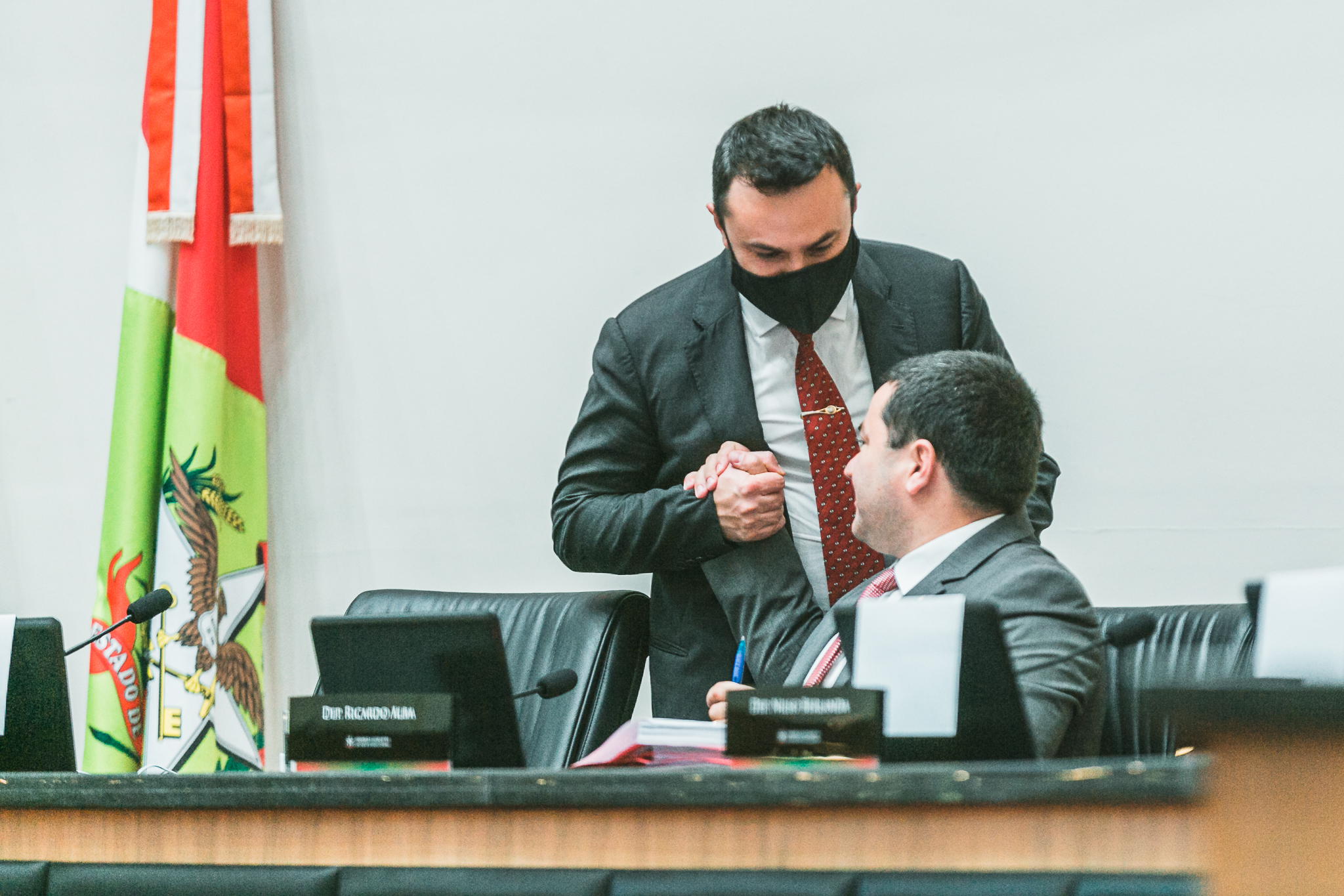 Deputado Marcius Machado (PL) - Deputado Ricardo Alba (PSL)
