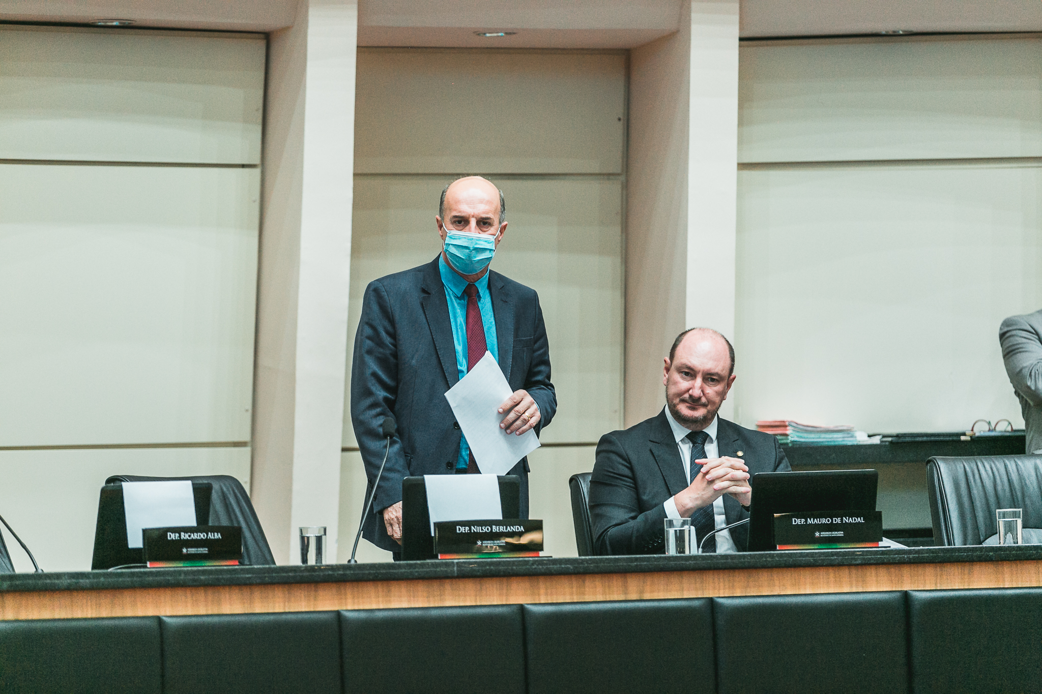 Deputado José Milton Scheffer (PP) - Deputado Mauro de Nadal (MDB)