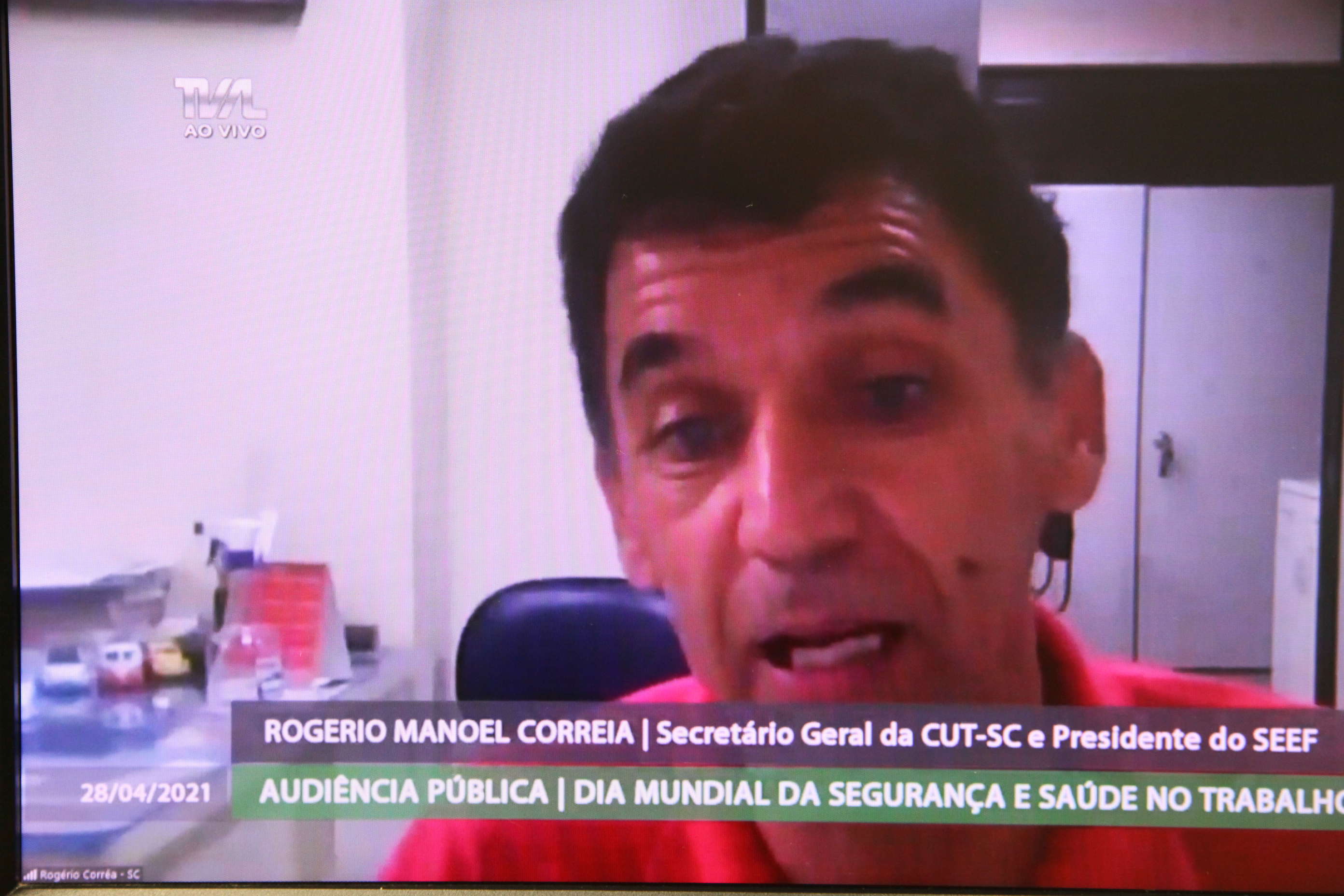 Audiência Pública da Comissão de Saúde - Segurança do Trabalhador - Manoel Correa (CUT)