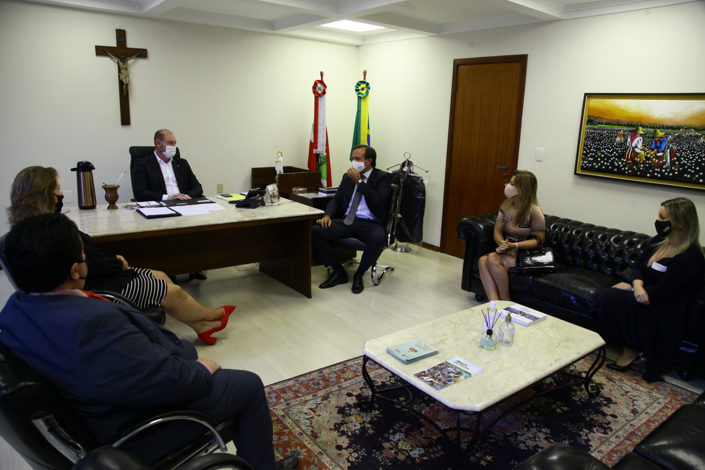 Visita do Presidente da OAB-SC