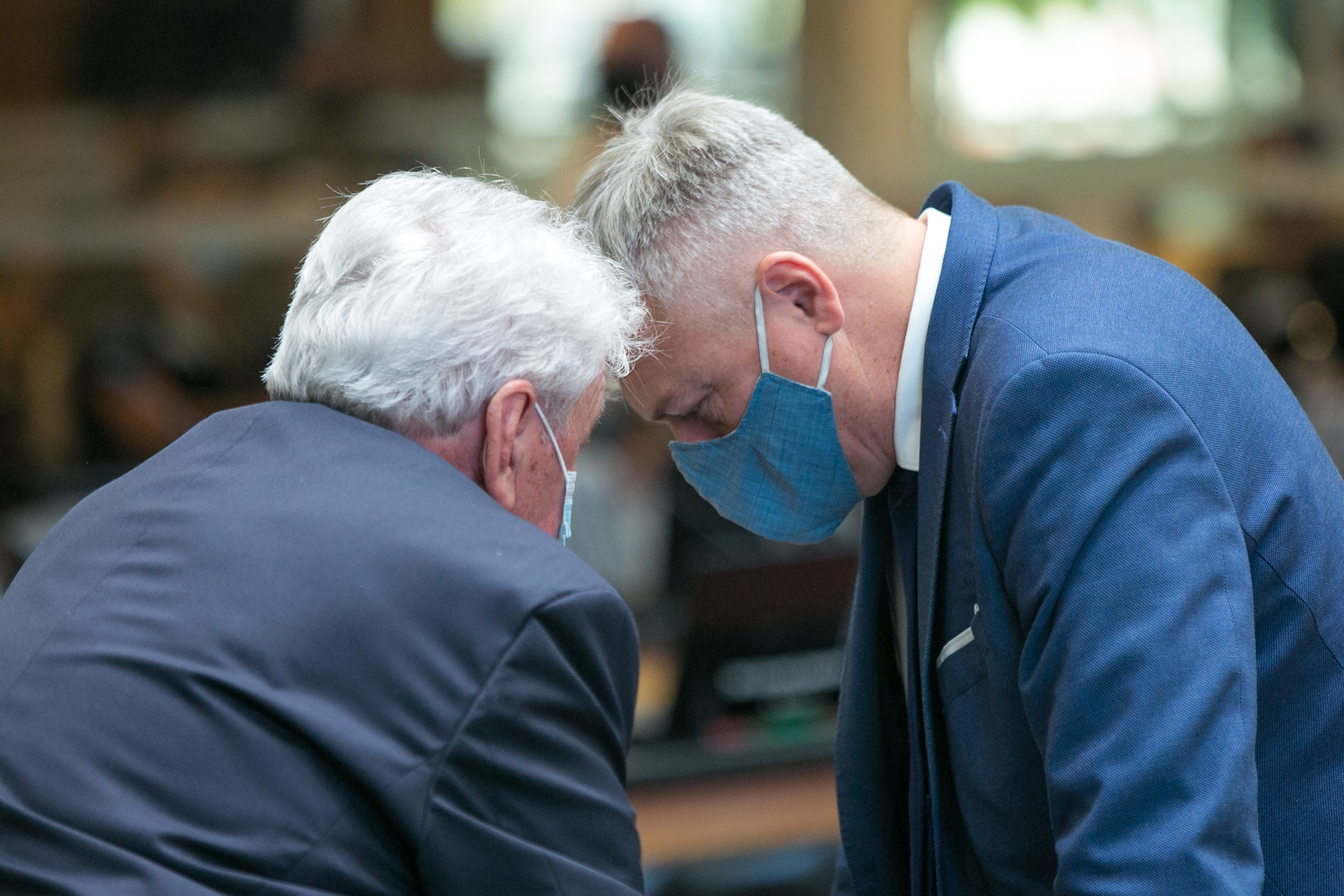 Deputado Moacir Sopelsa (MDB) e Deputado Fabiano da Luz (PT)