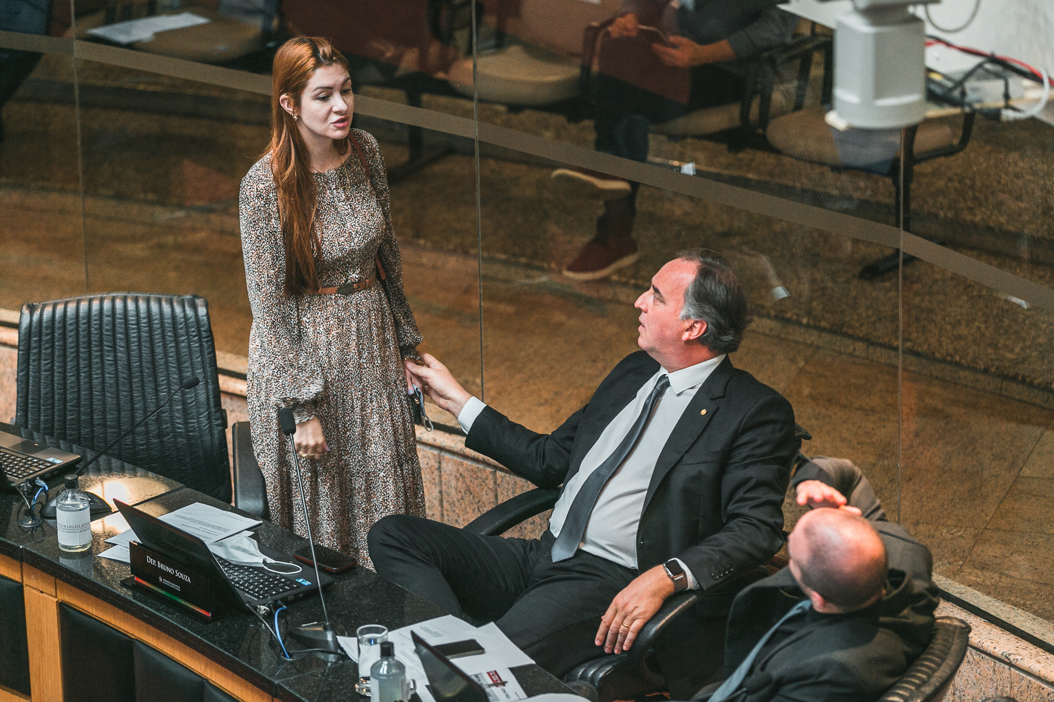 Deputada Ana Caroline Campagnolo (PSL) - Deputado Kennedy Nunes (PSD) - Deputado Jessé Lopes (PSL)