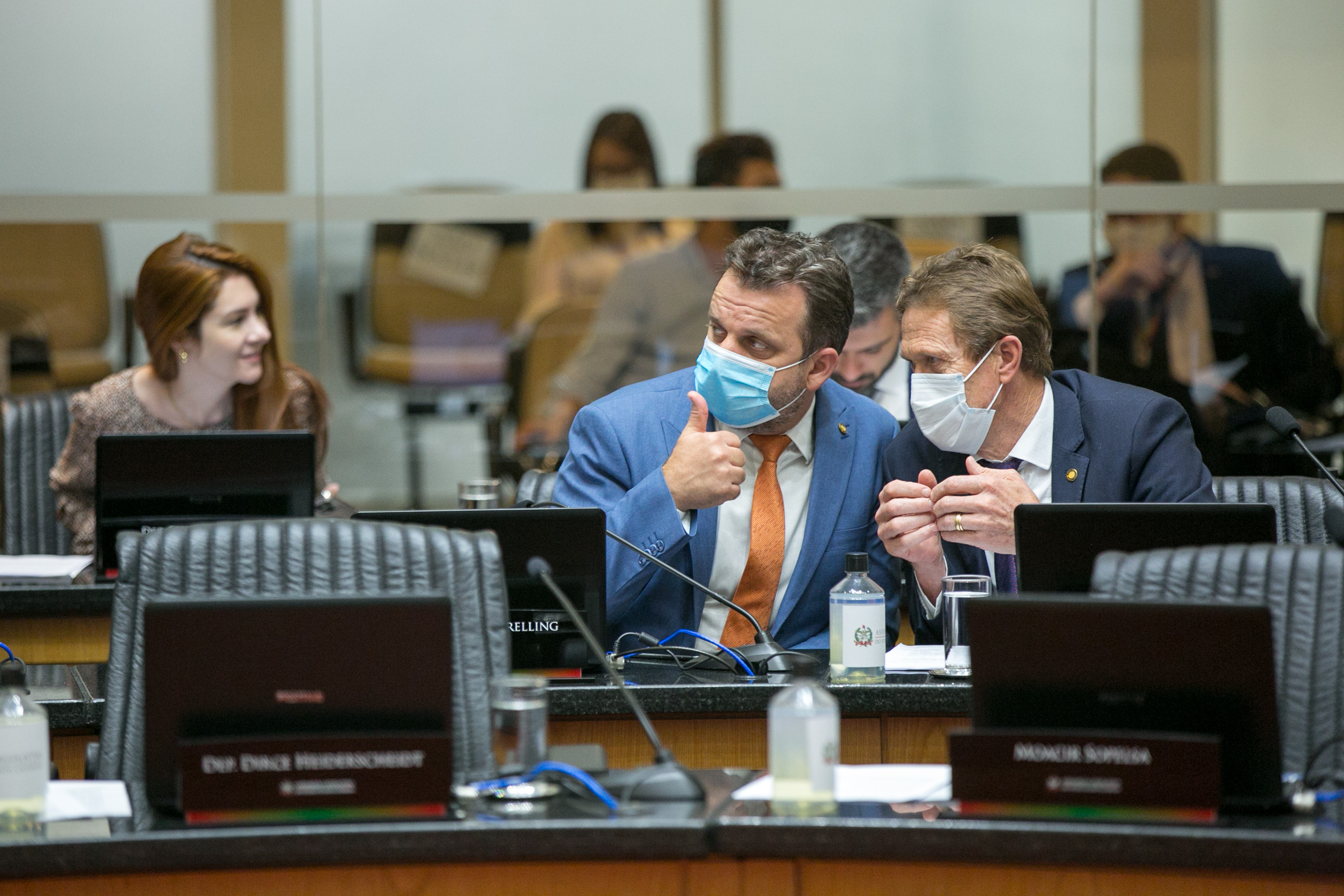 Deputado Jerry Comper (MDB) e Deputado Volnei Weber (MDB)