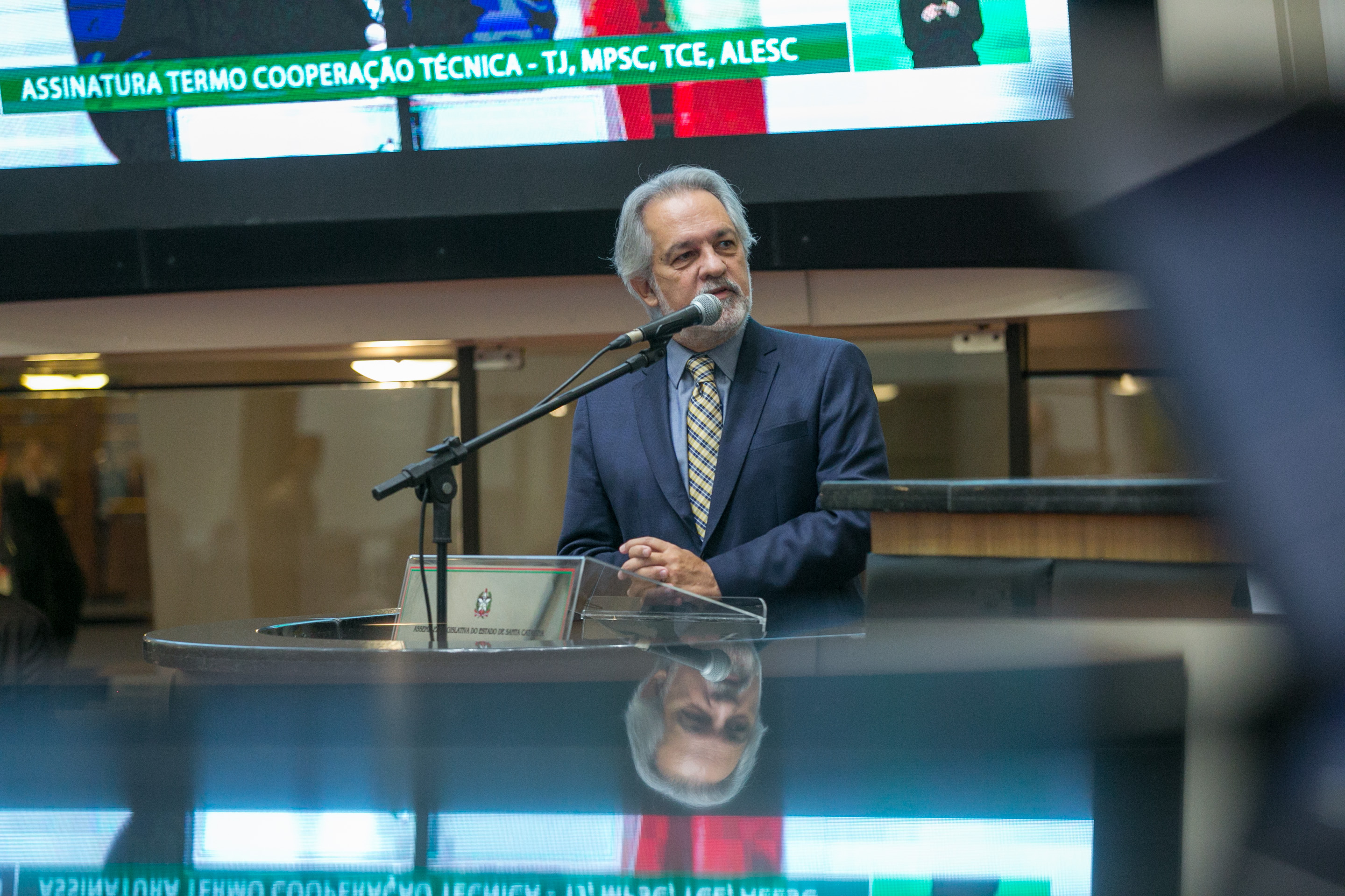 Vice-presidente do o Tribunal de Justiça (TJ/SC), desembargador João Henrique Blasi