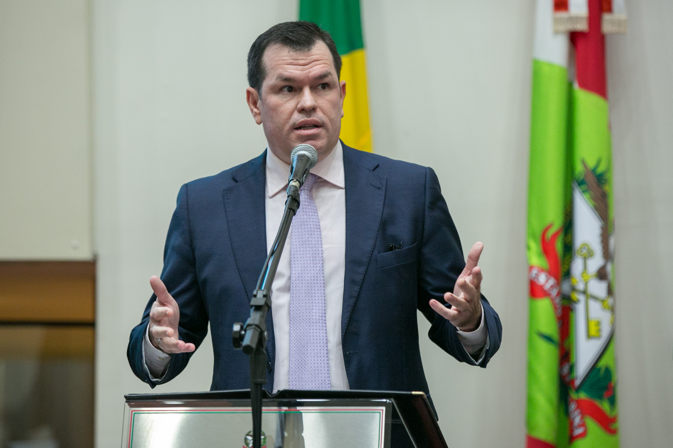 Presidente do Tribunal de Contas do Estado (TCE-SC), Adircélio Ferreira Moraes Junior