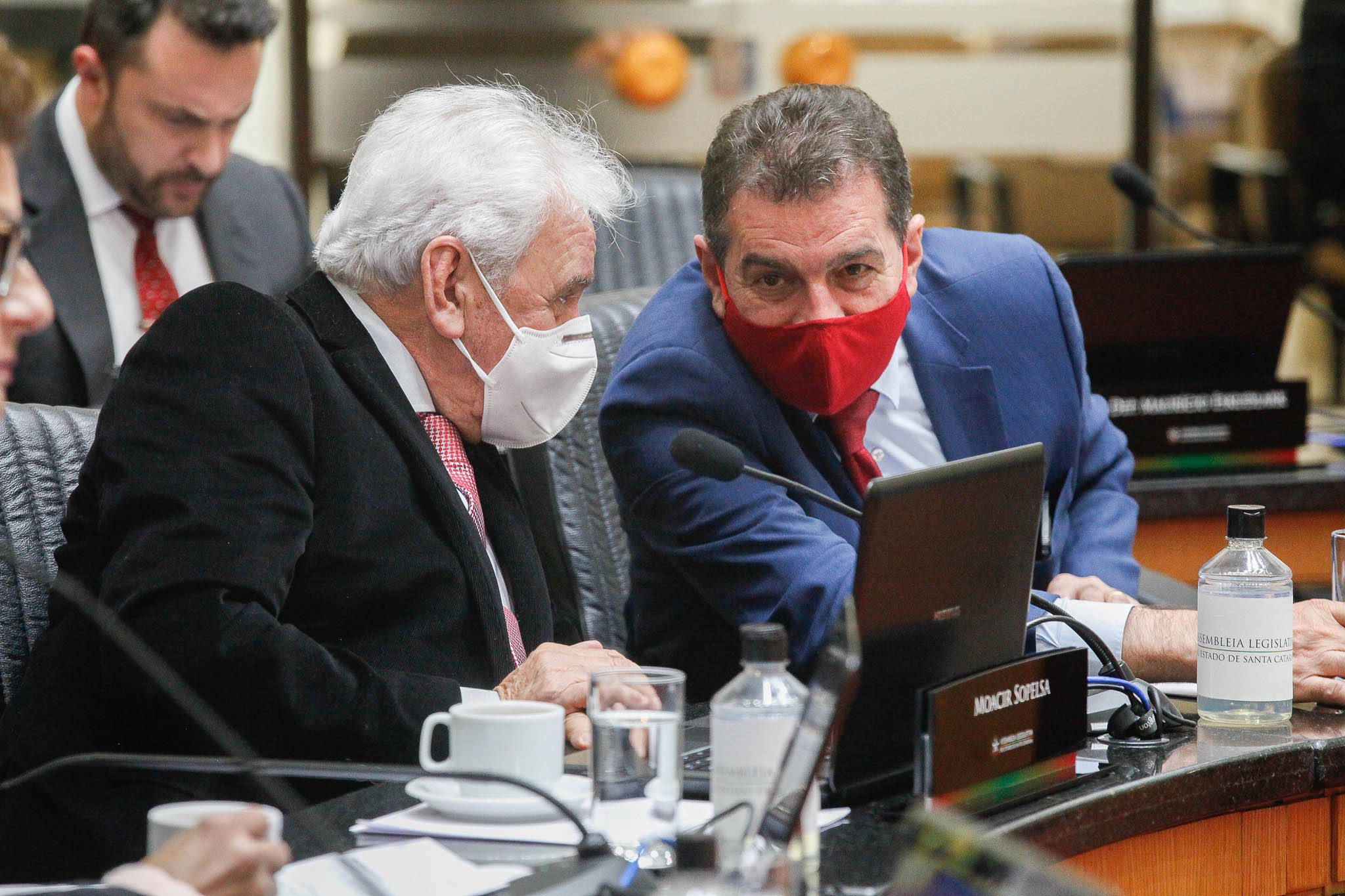 Deputado Moacir Sopelsa (MDB), Deputado Valdir Cobalchini (MDB)