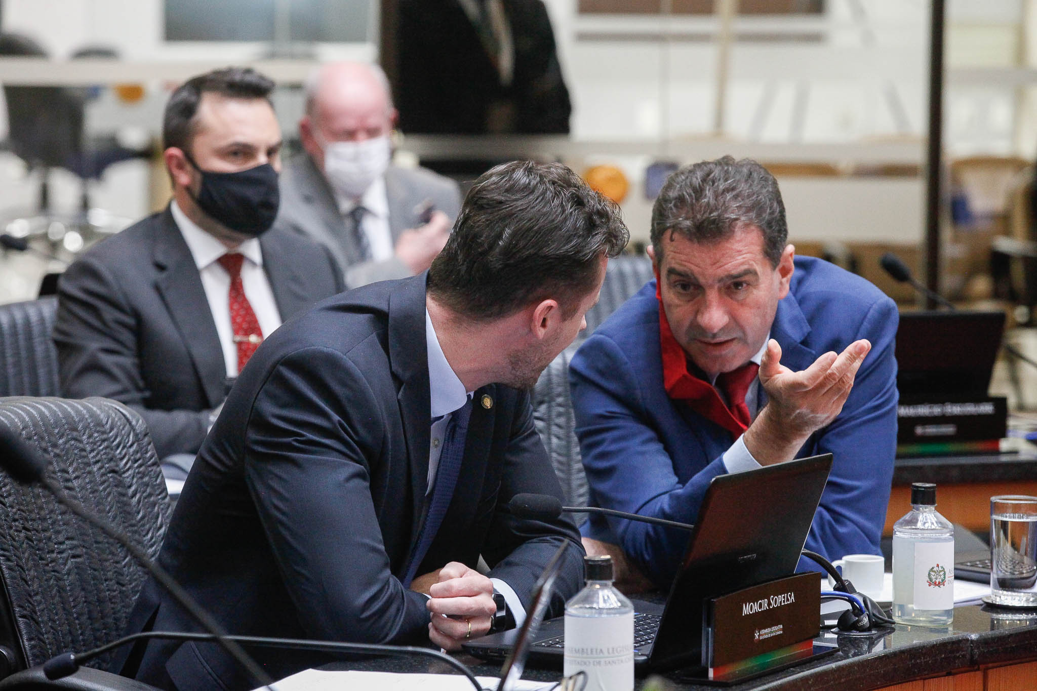 , Deputado Fernando Krelling (MDB), Deputado Valdir Cobalchini (MDB)