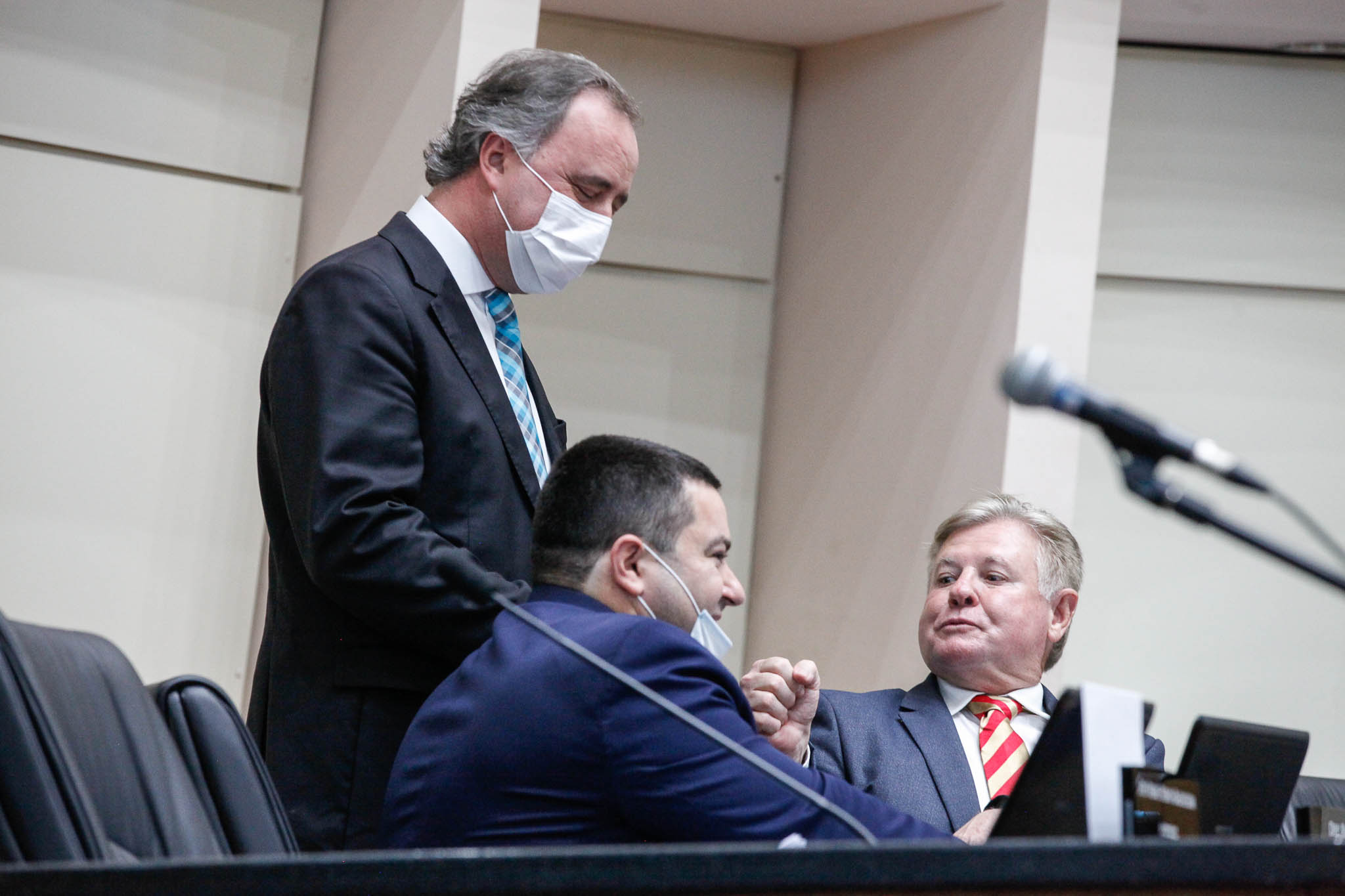 Deputado Ricardo Alba (PSL), Deputado Kennedy Nunes (PSD), Deputado Nilso Berlanda (PL)