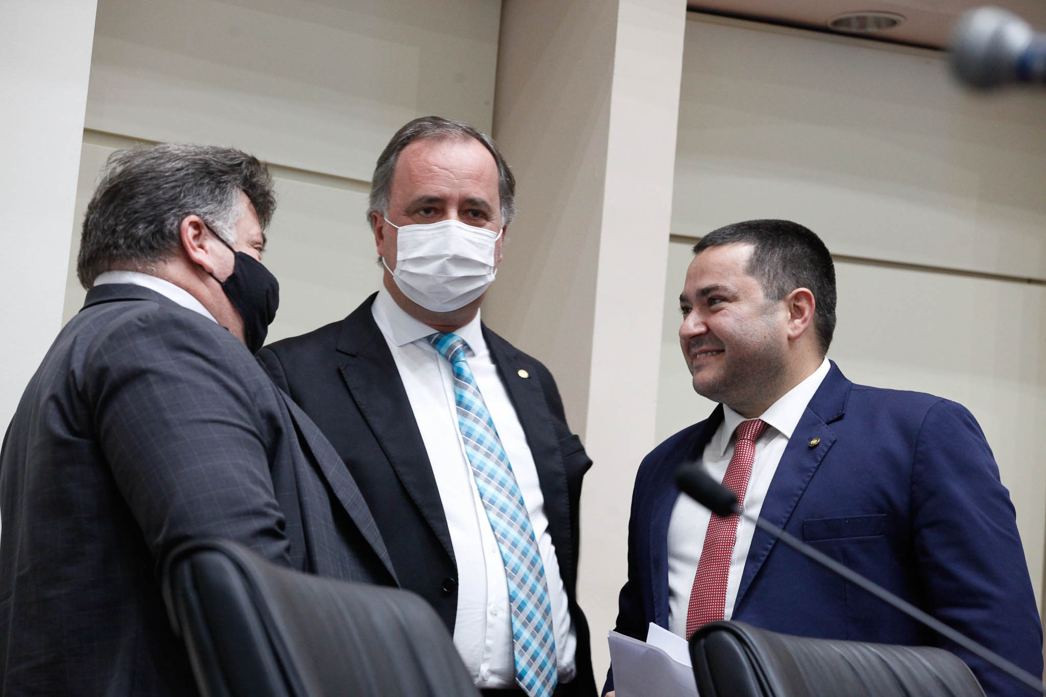 Deputado Sérgio Motta (PRB), Deputado Kennedy Nunes (PSD), Deputado Ricardo Alba (PSL)