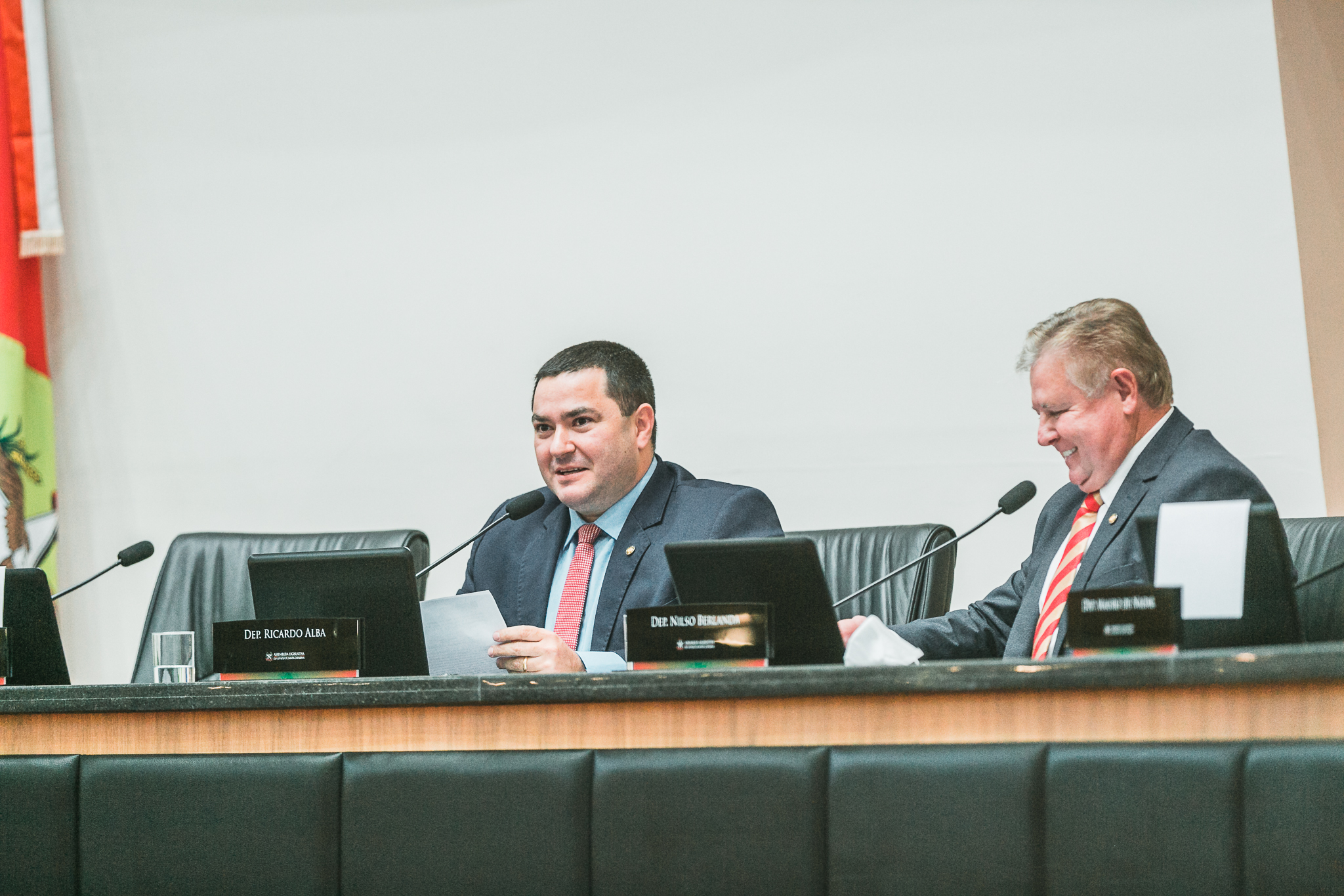 Deputado Ricardo Alba (PSL) - Deputado Nilso Berlanda (PL)