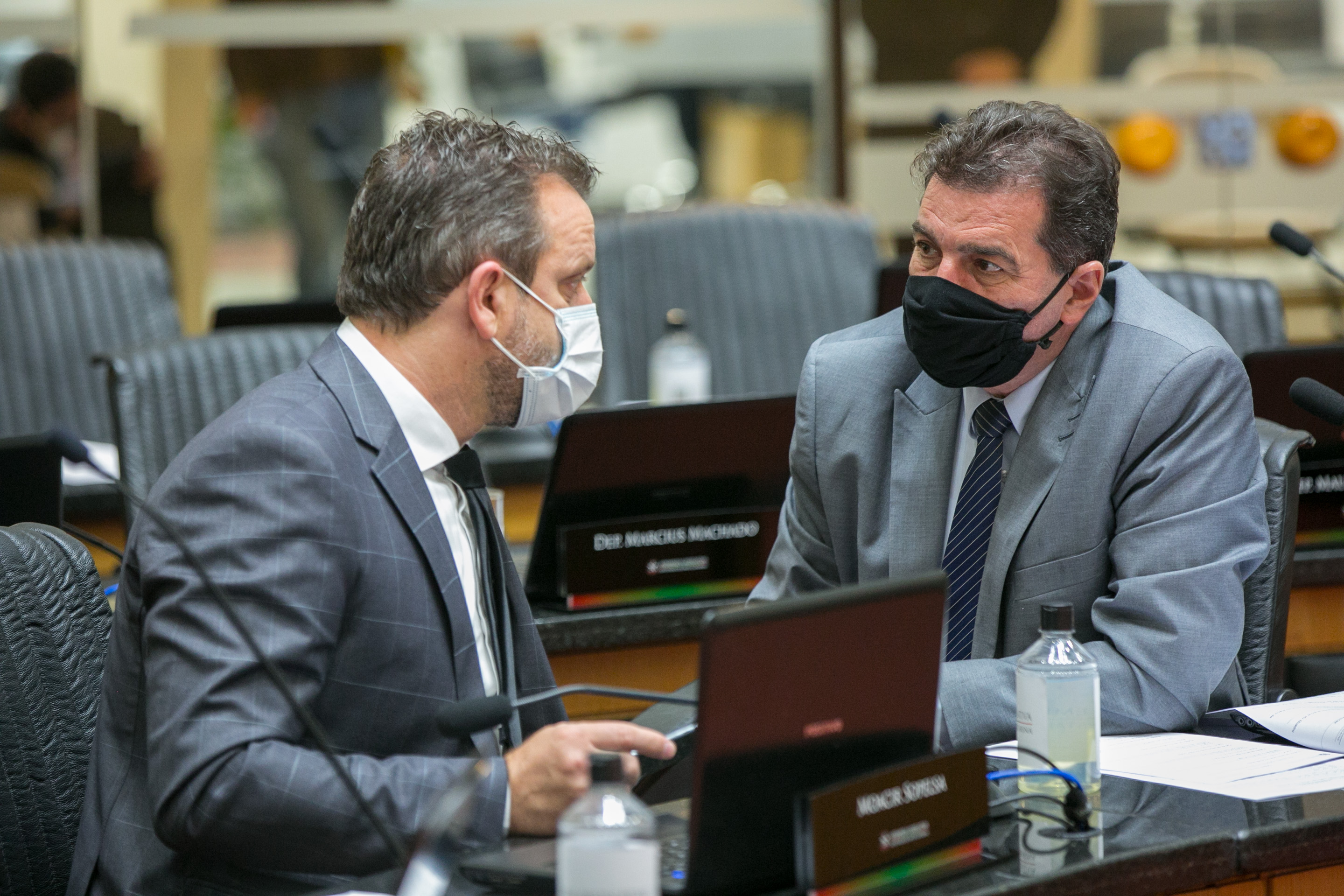 Deputado Jerry Comper (MDB) e Deputado Valdir Cobalchini (MDB)