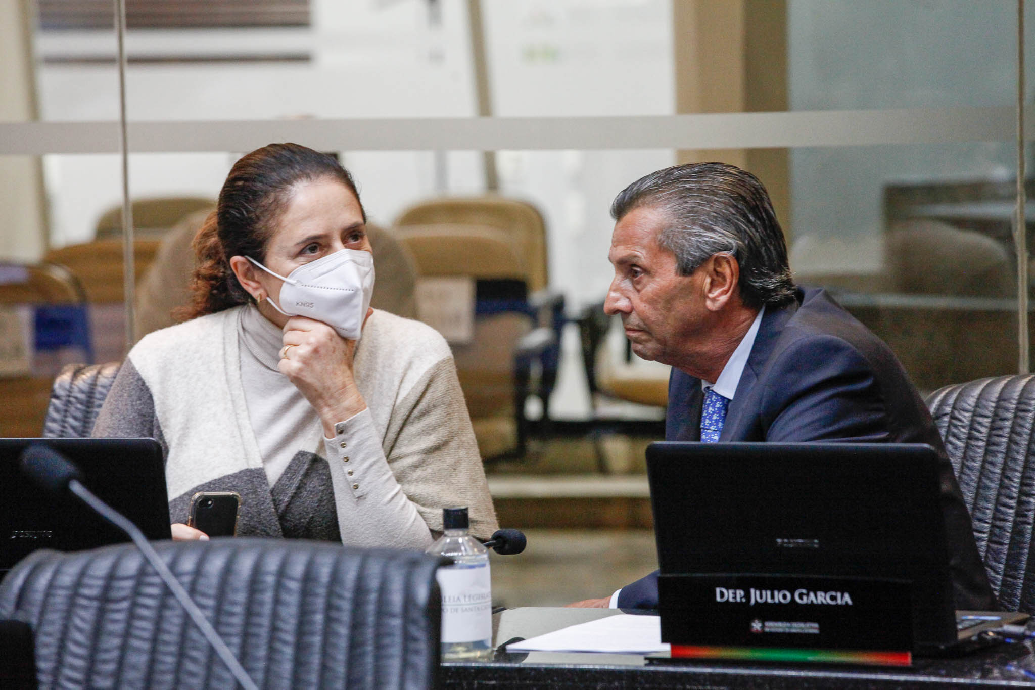 Deputada Marlene Fengler (PSD), Deputado Júlio Garcia (PSD)