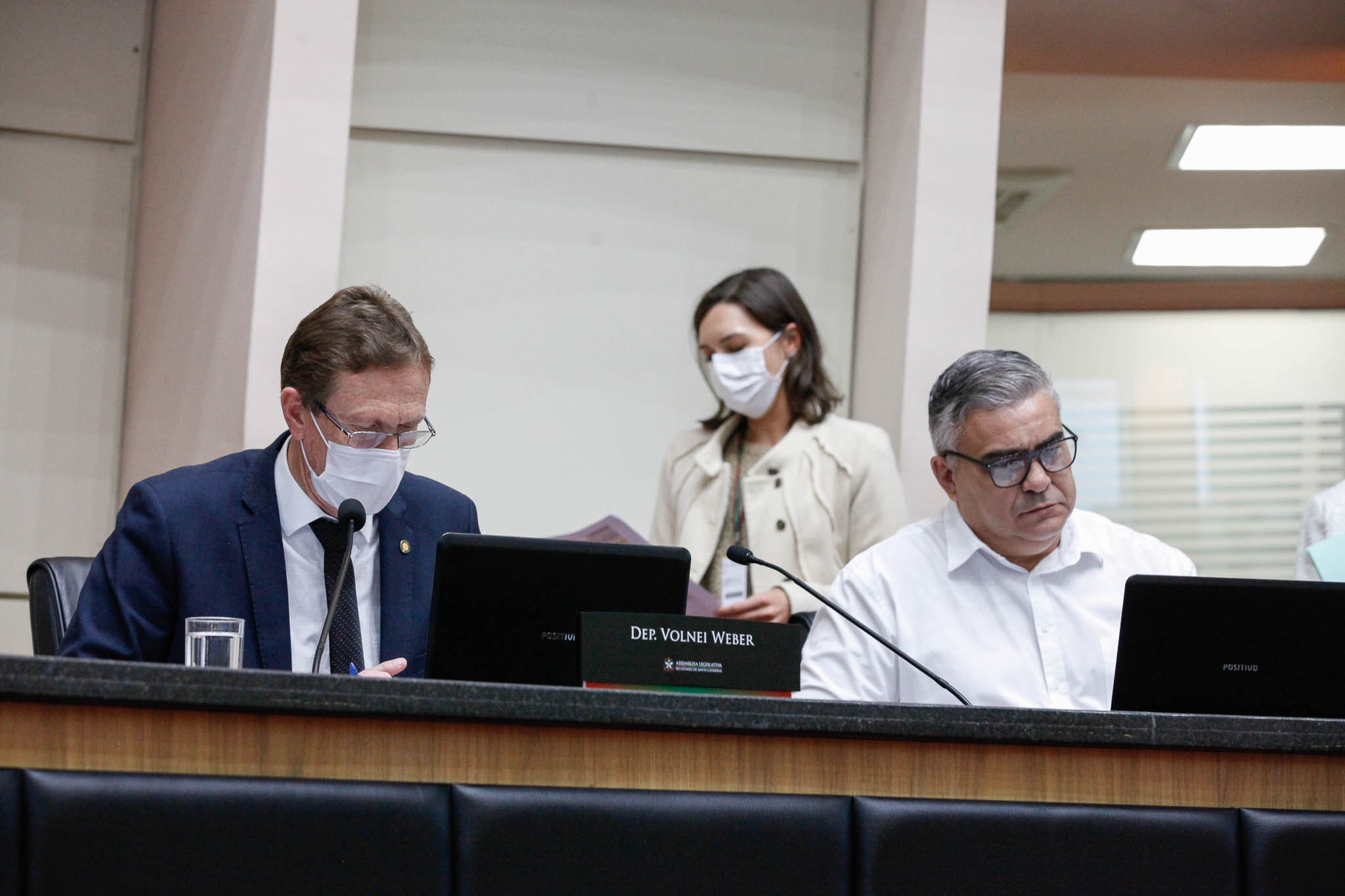 Deputado Volnei Weber (MDB) - Deputado Sargento Lima(PL)