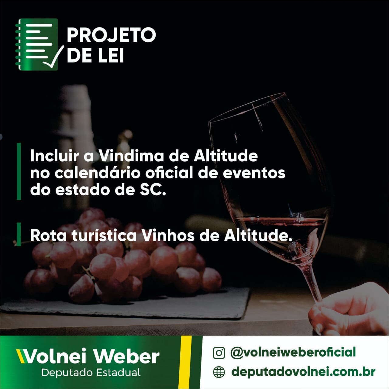 Weber quer Rota Turística Vinhos de Altitude e incluir vindima em calendário