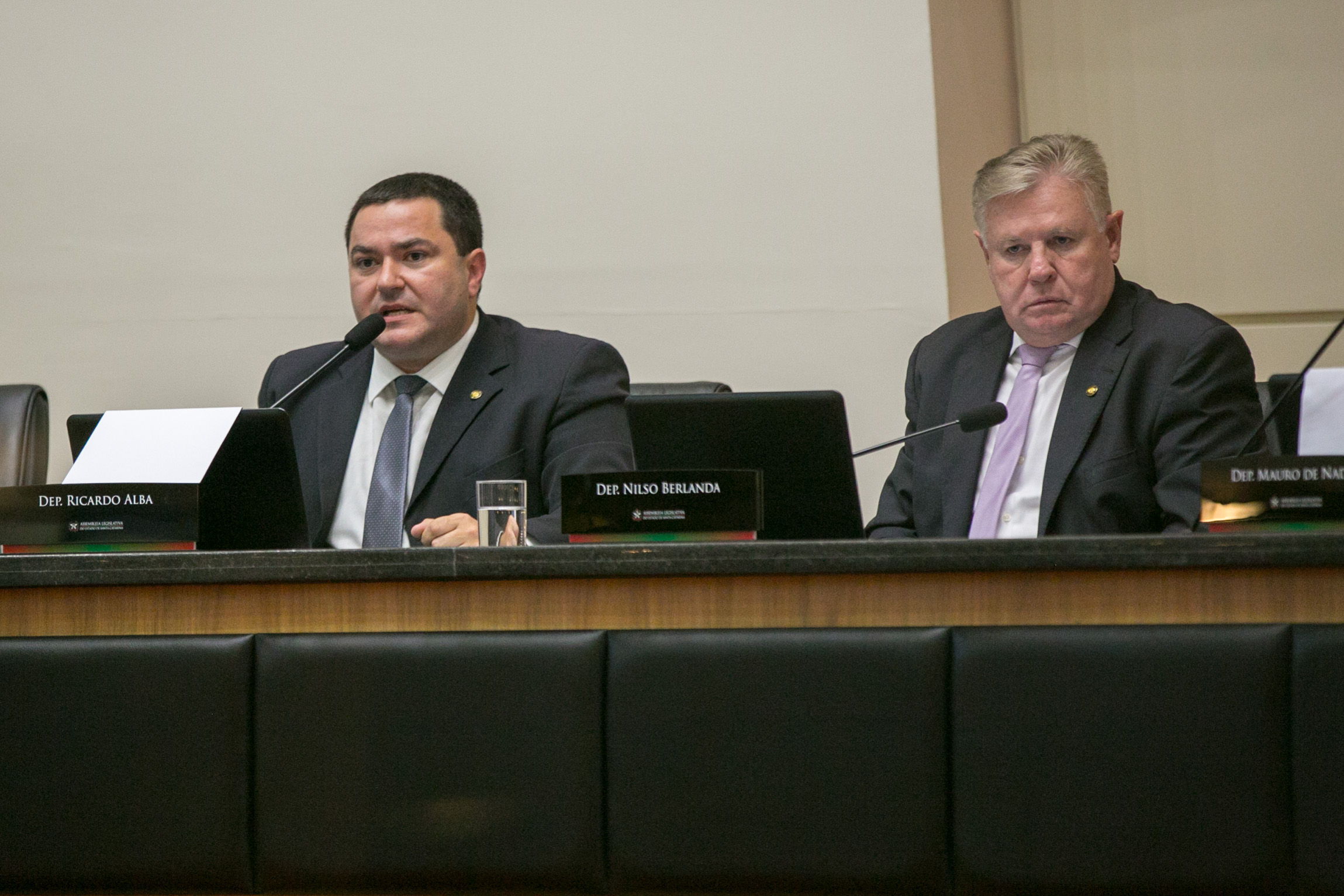 Deputado Ricardo Alba (PSL) e Deputado Nilso Berlanda (PL)