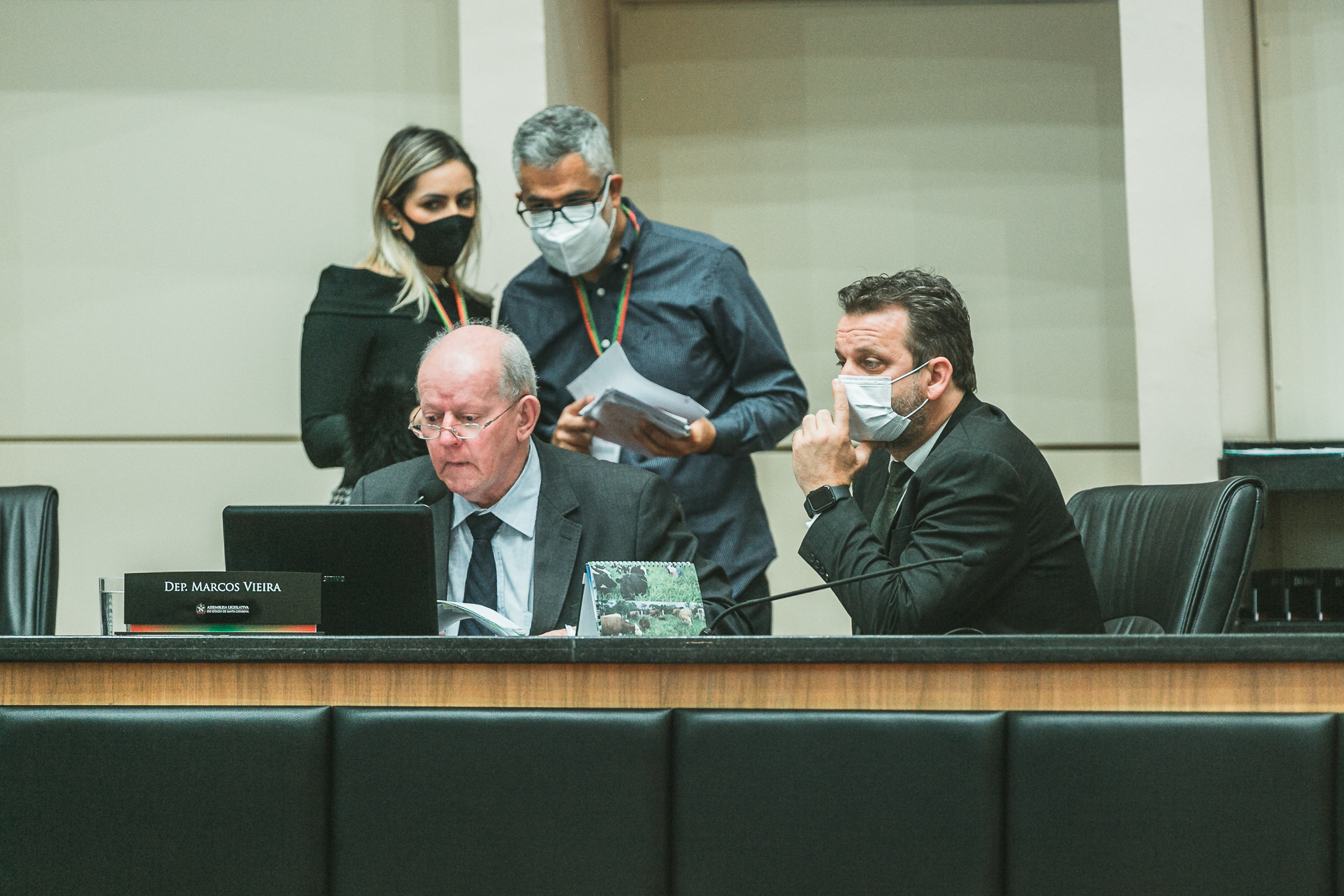 Deputado Marcos Vieira (PSDB) - Deputado Jerry Comper (MDB)