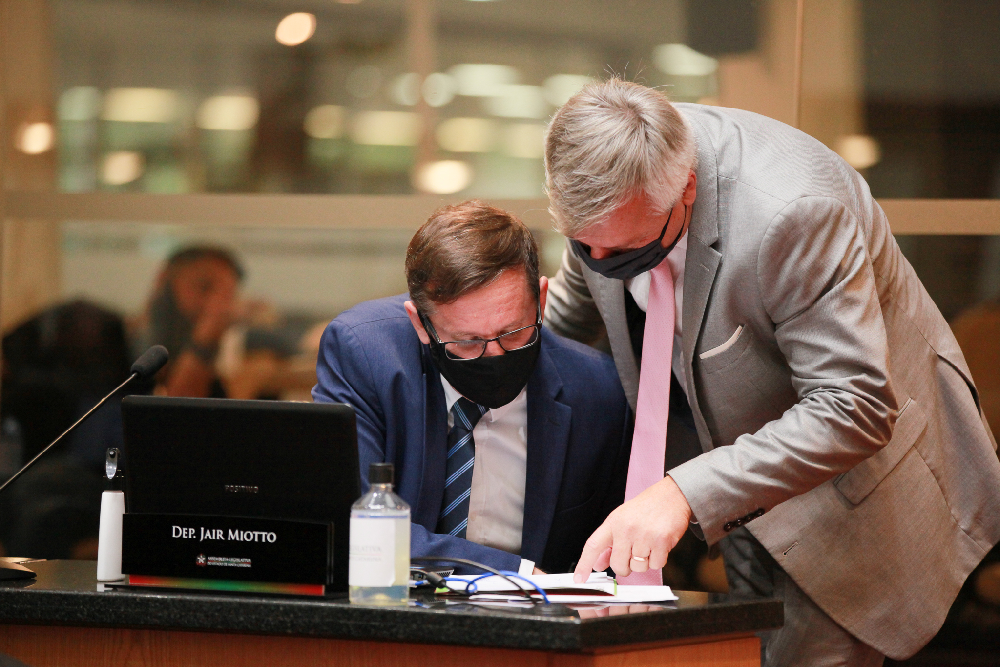 Deputado Jair Miotto (PSC) - Deputado Fabiano da Luz (PT)
