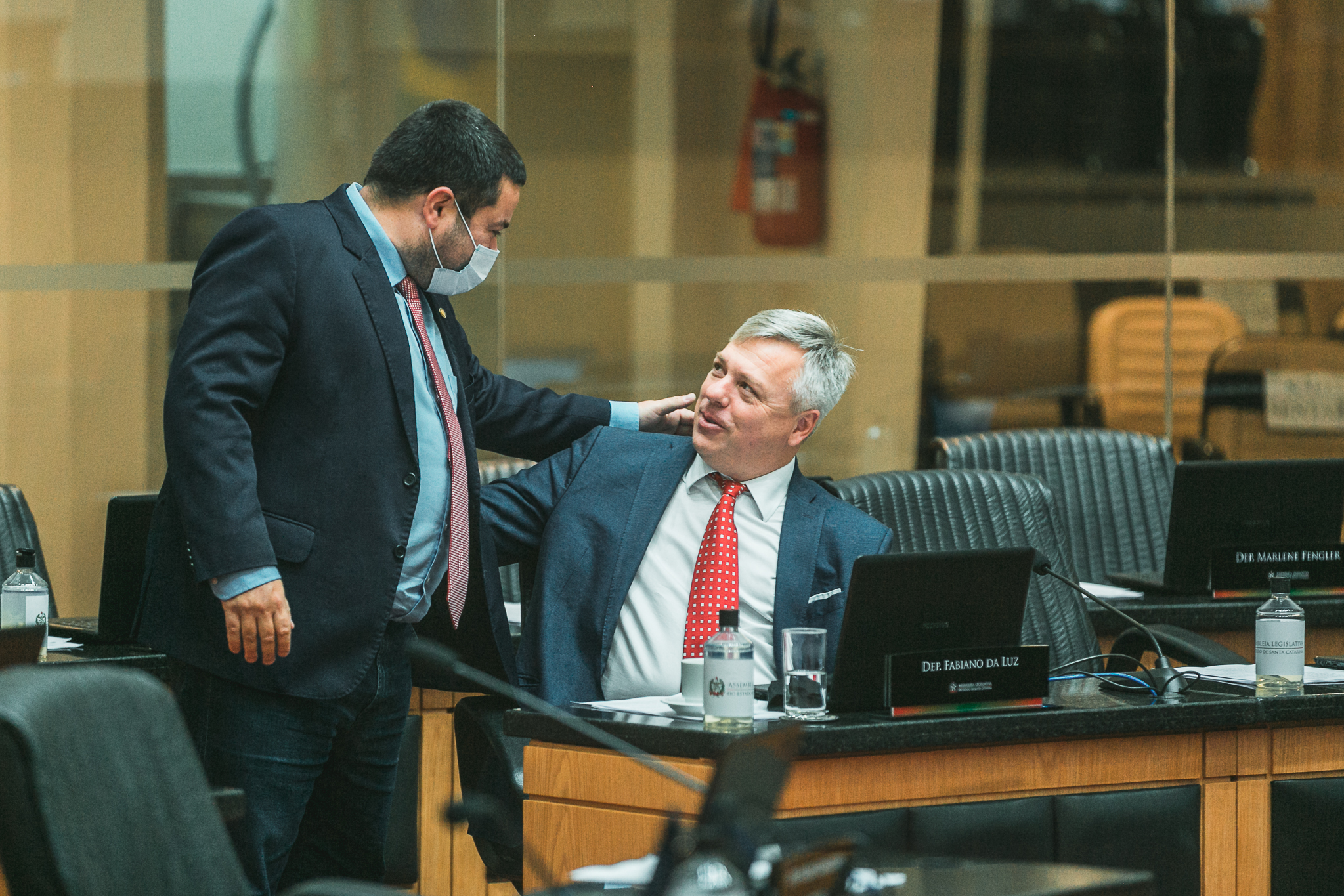 Deputado Ricardo Alba (PSL) - Deputado Fabiano da Luz (PT)