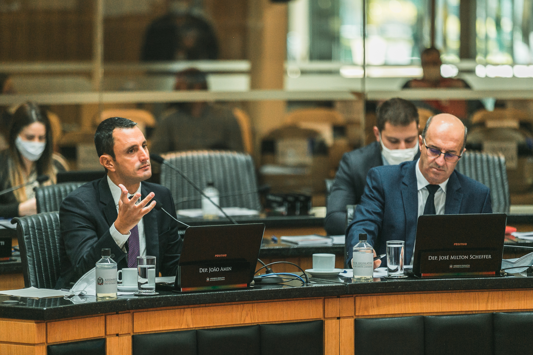 Deputado João Amin (PP) - Deputado José Milton Scheffer (PP)