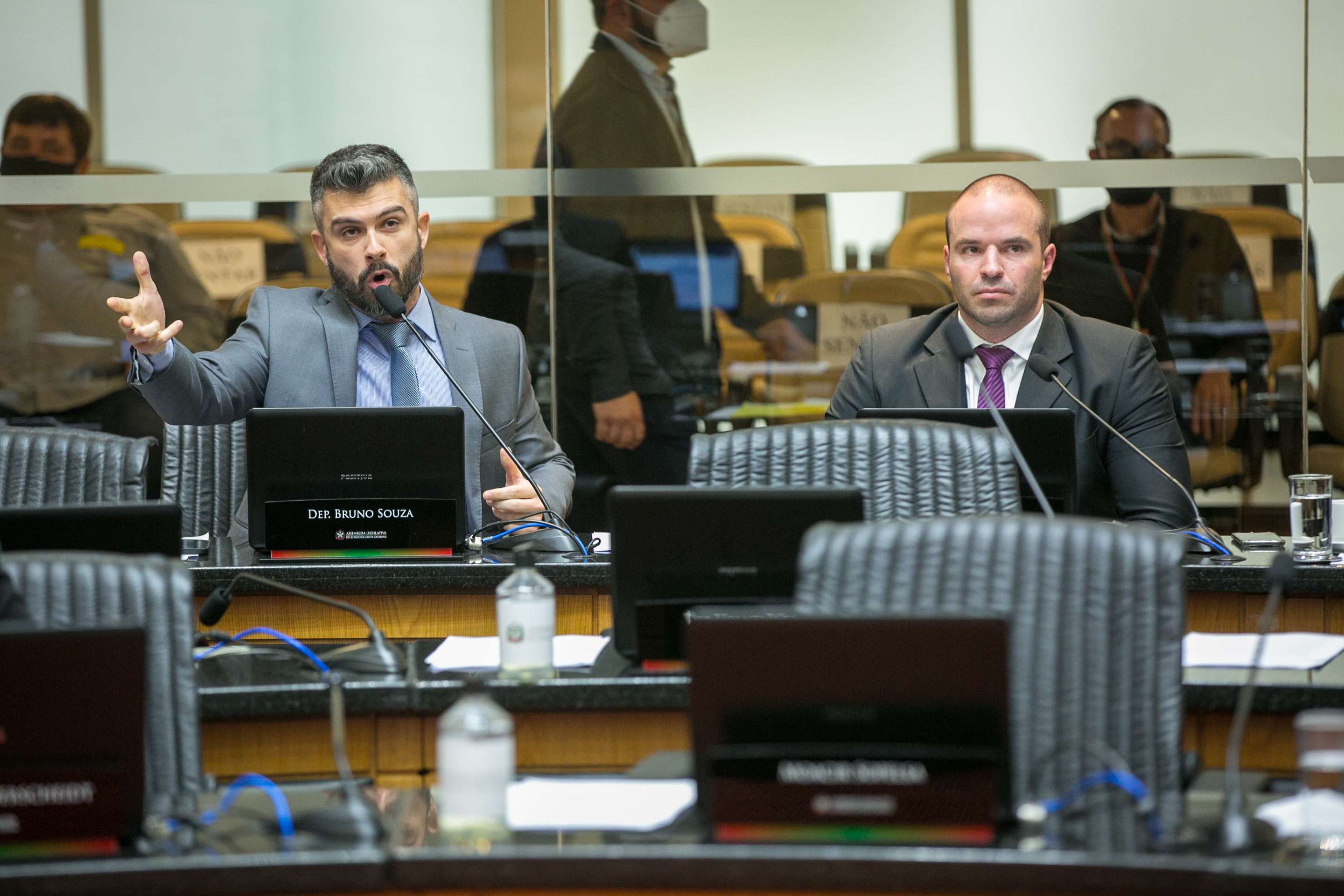 Deputado Bruno Souza (NOVO) e Deputado Jessé Lopes (PSL)