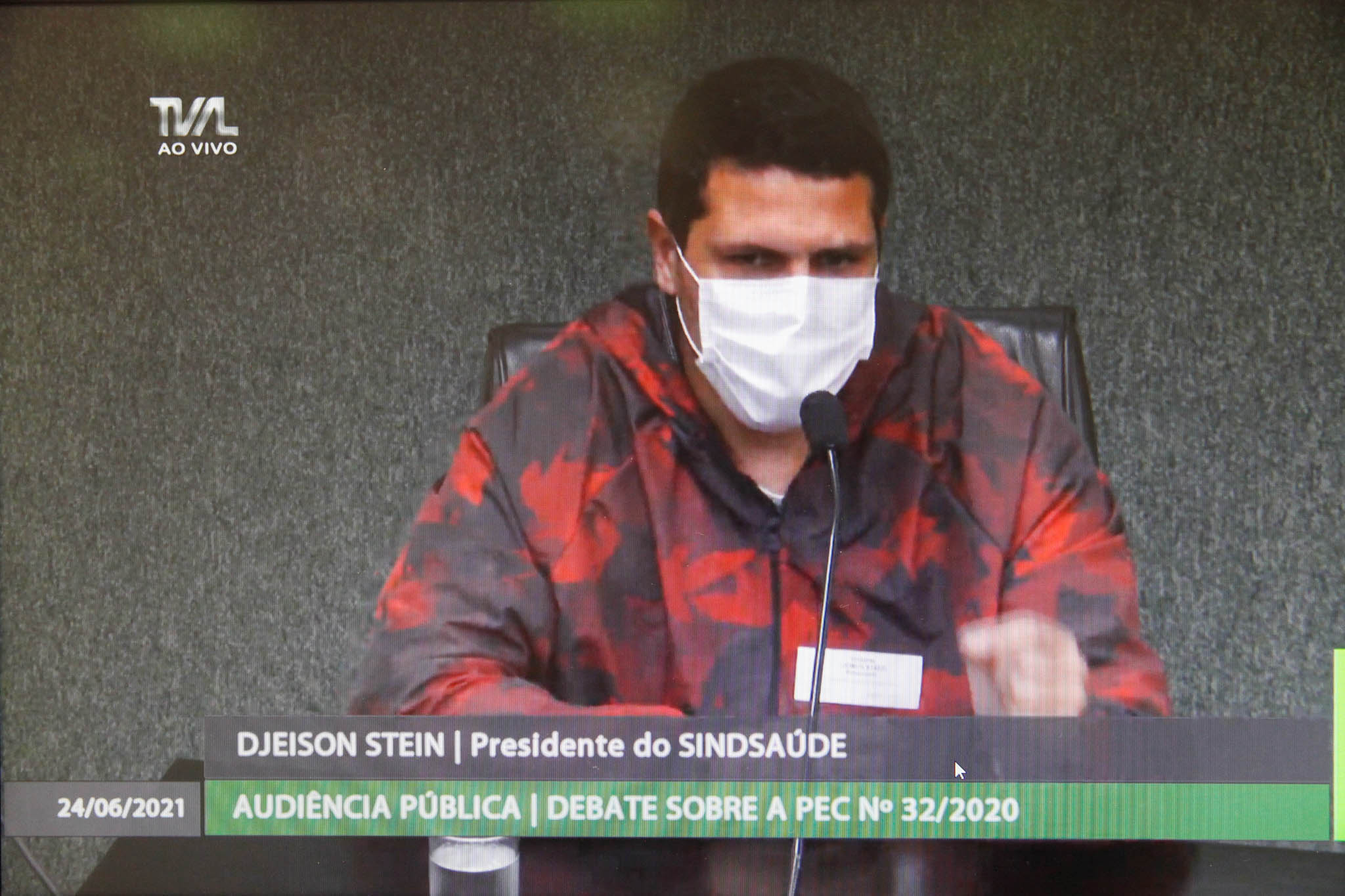 Djeison Sten - Presidente do Sindsaude