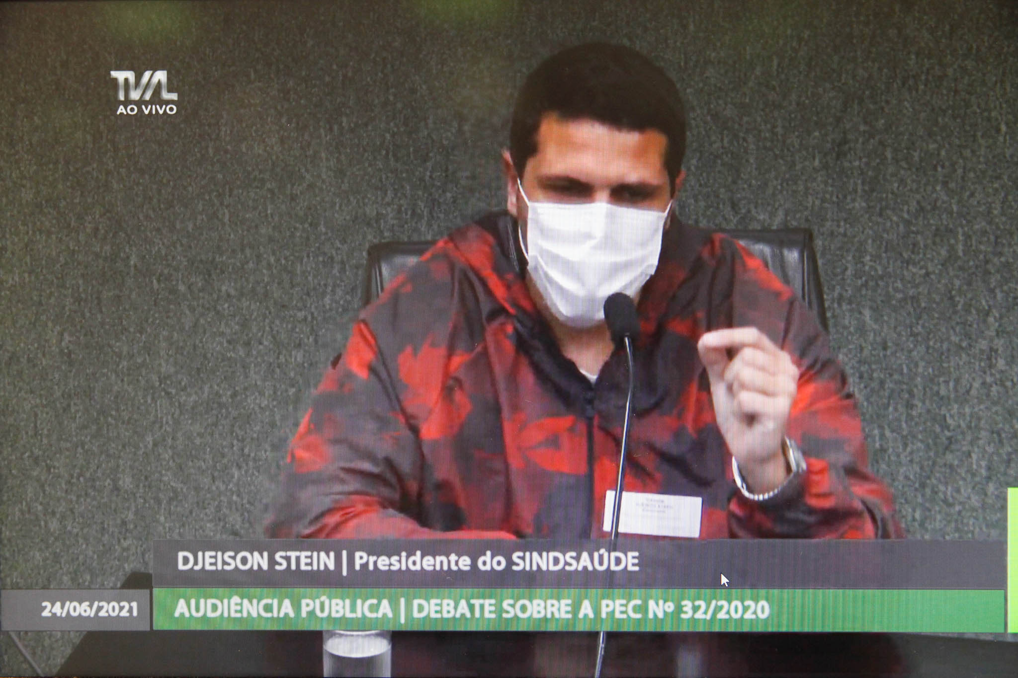 Djeison Sten - Presidente do Sindsaude
