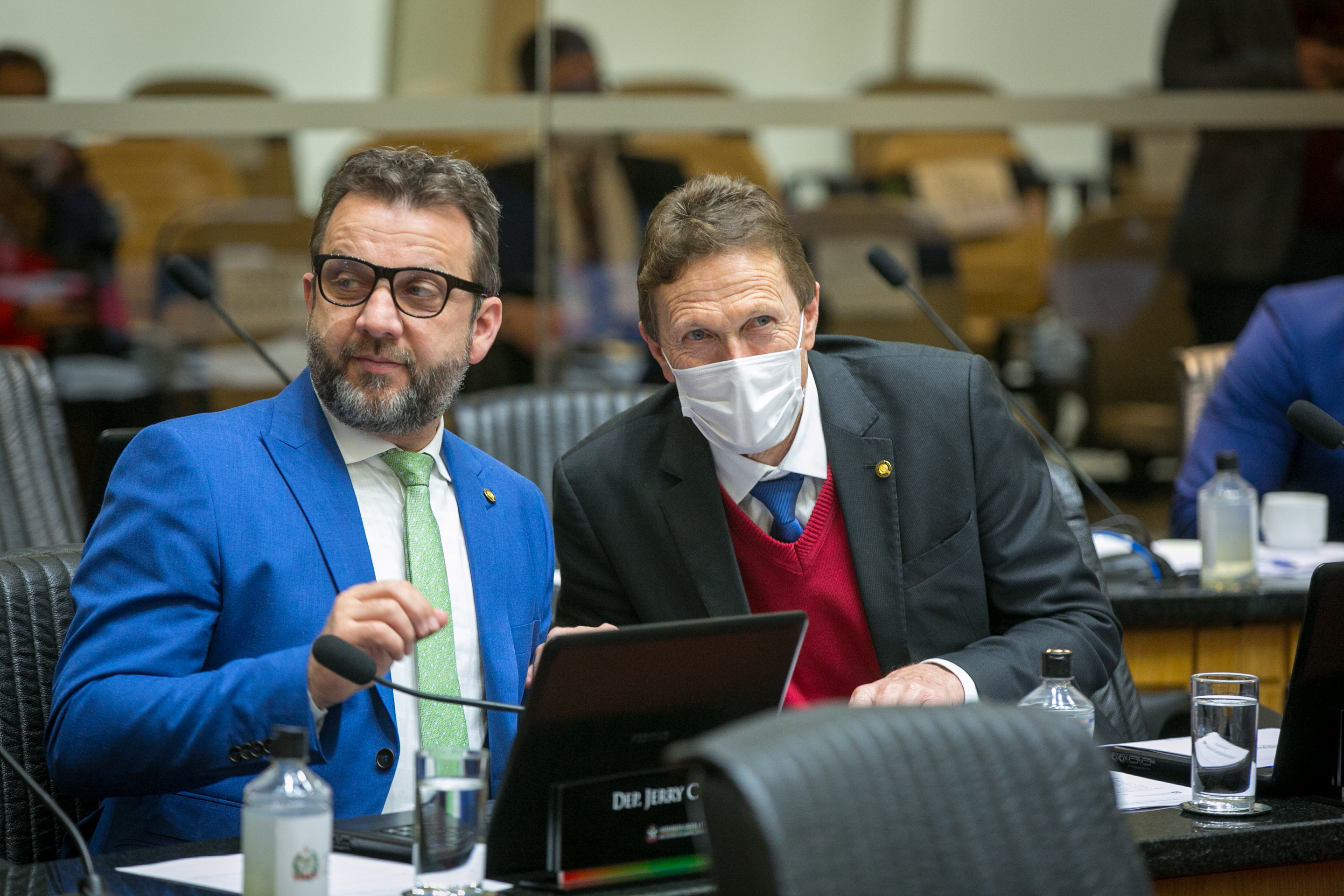 Deputado Jerry Comper (MDB) e Deputado Volnei Weber (MDB)