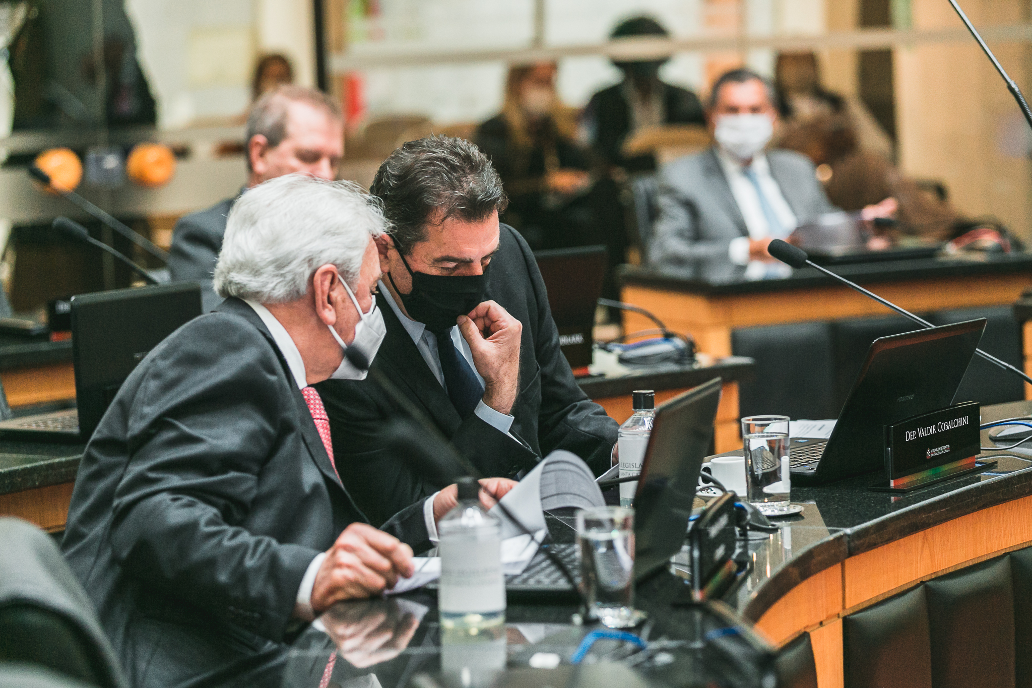 Deputado Moacir Sopelsa (MDB) - Deputado Valdir Cobalchini (MDB)
