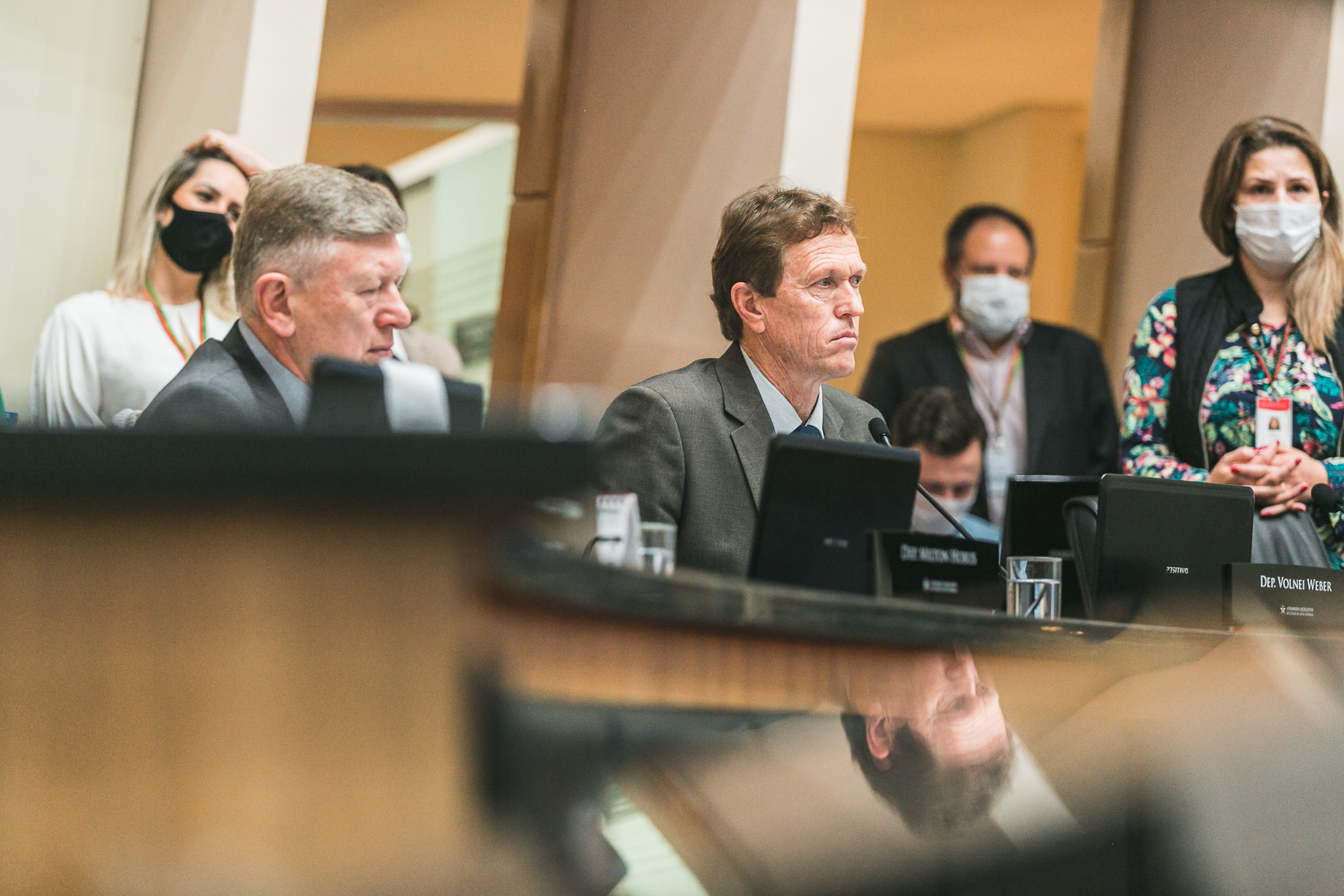 Deputado Volnei Weber (MDB) - Deputado Milton Hobus (PSD)