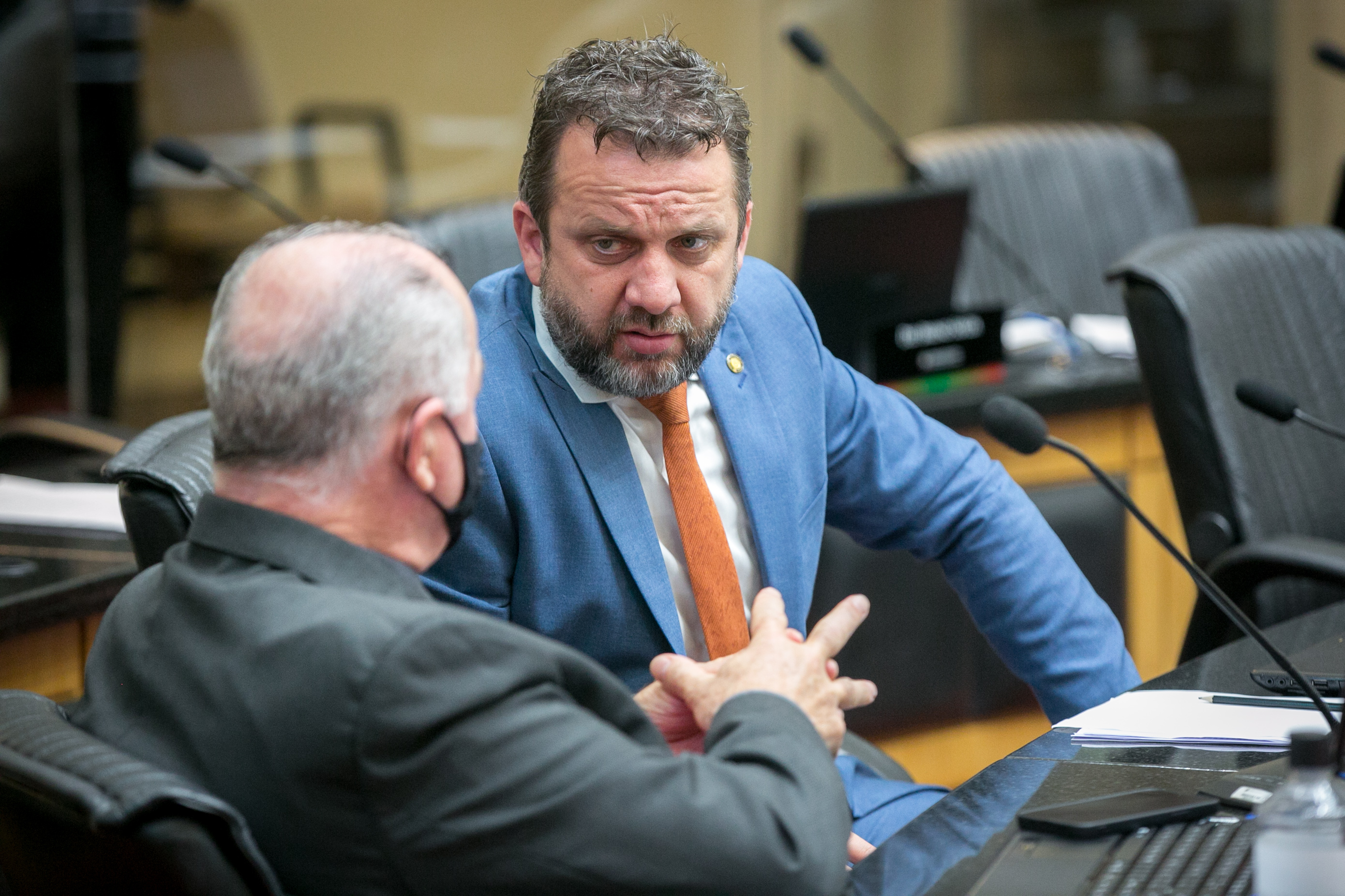Deputado Romildo Titon (MDB) e Deputado Jerry Comper (MDB)