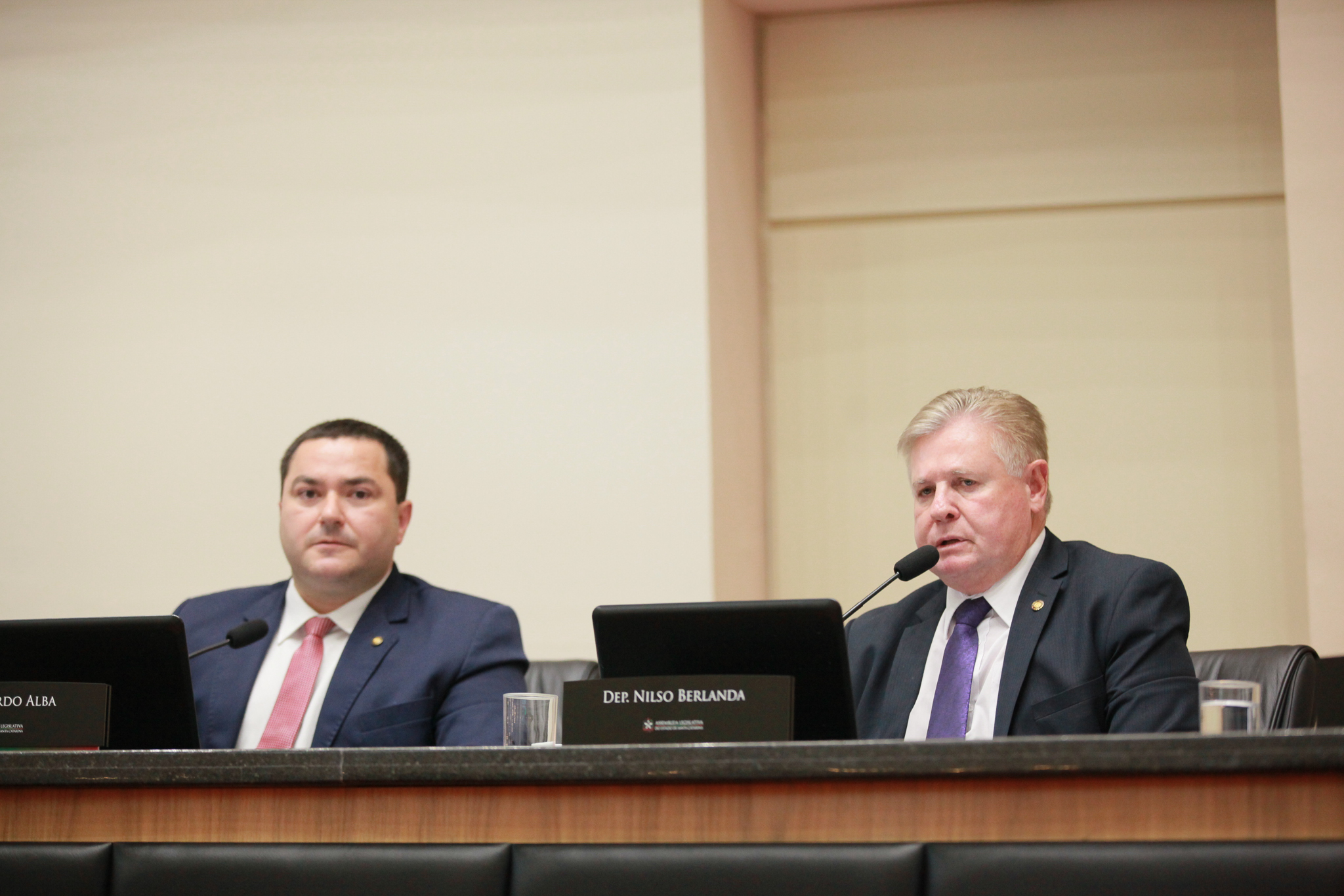 Deputado Ricardo Alba (PSL) - Deputado Nilso Berlanda (PL)