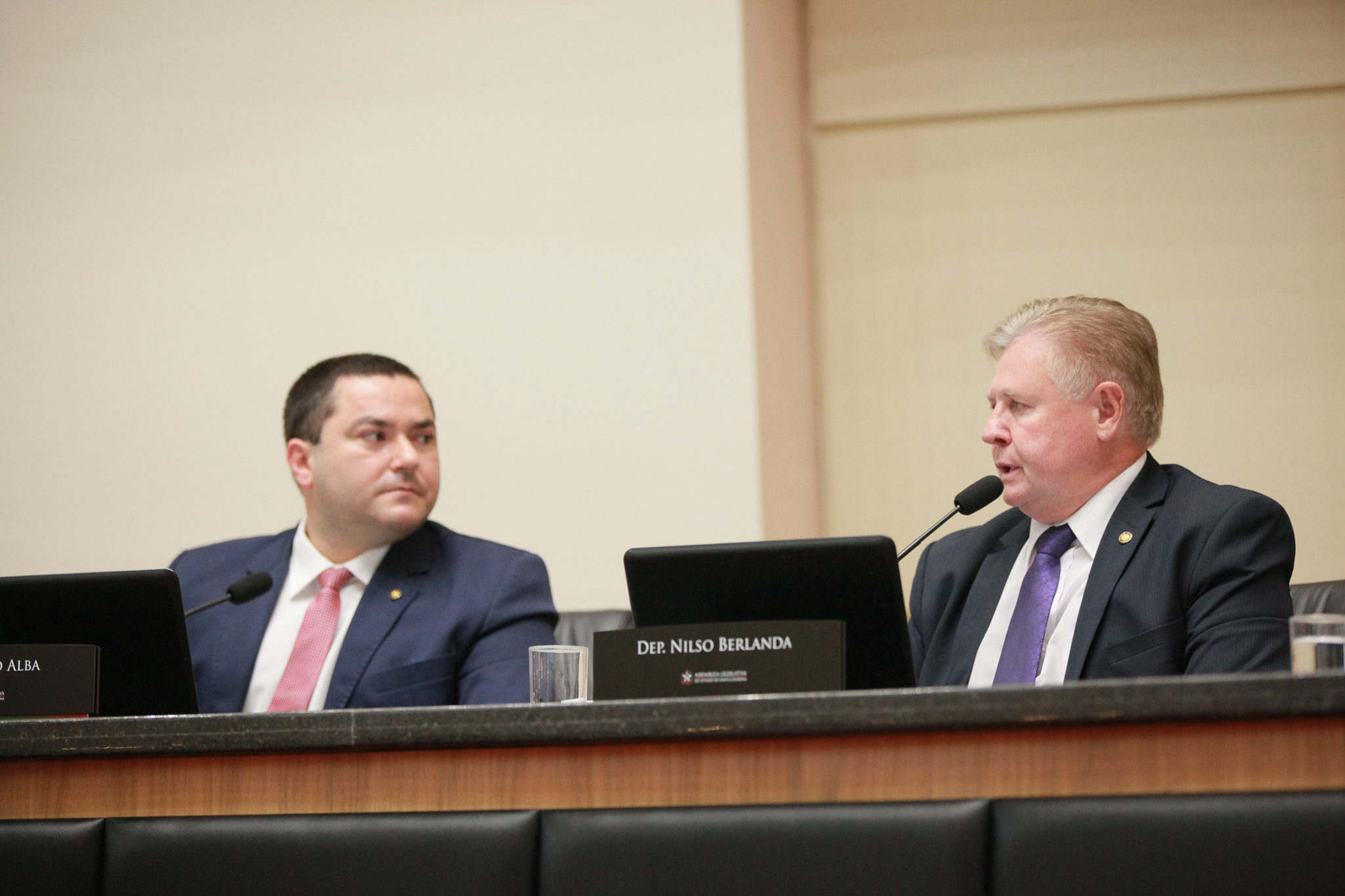 Deputado Ricardo Alba (PSL) - Deputado Nilso Berlanda (PL)