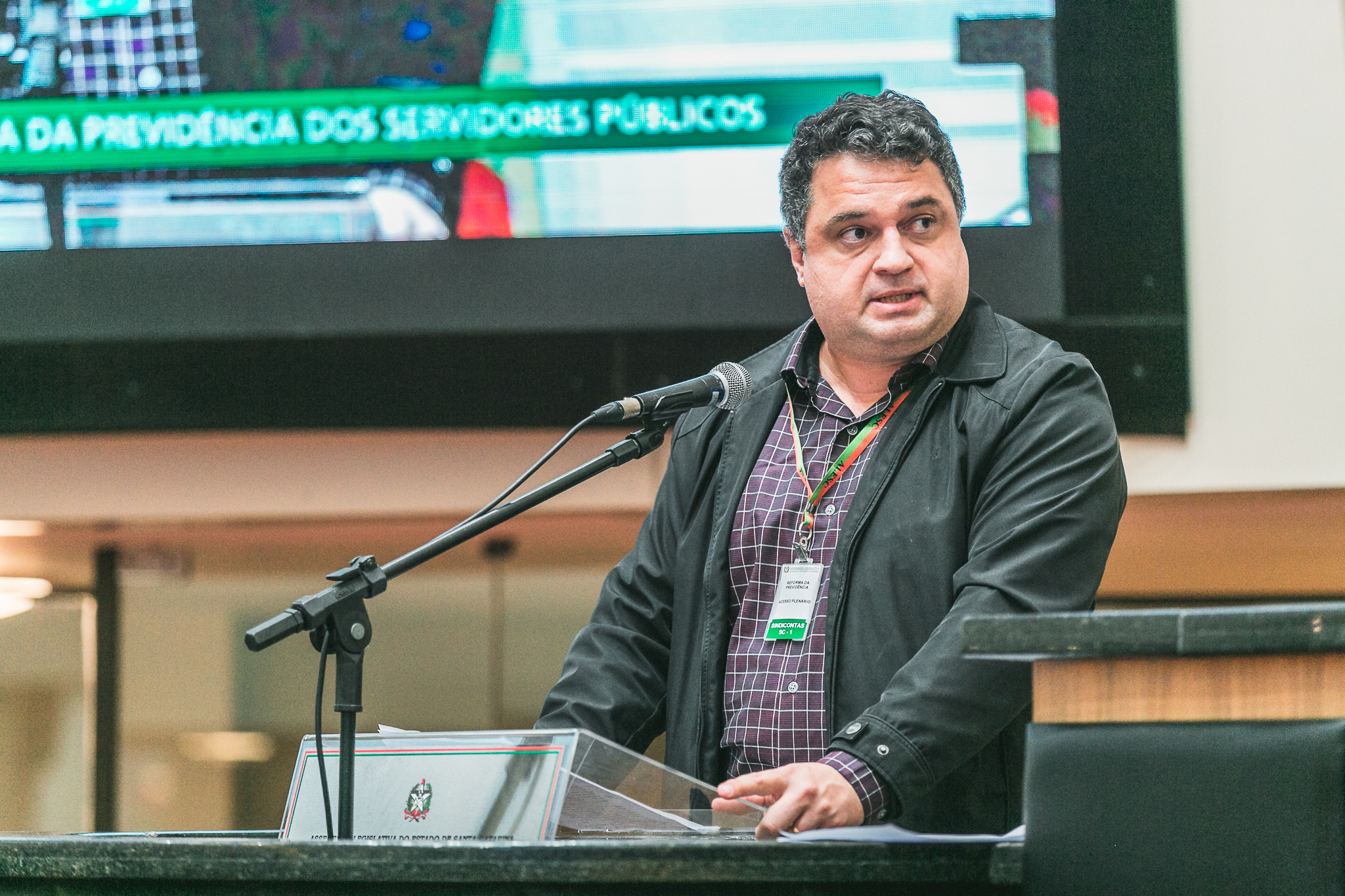 Fábio Daufenbach Pereira - Presidente do SINDICONTAS/SC
