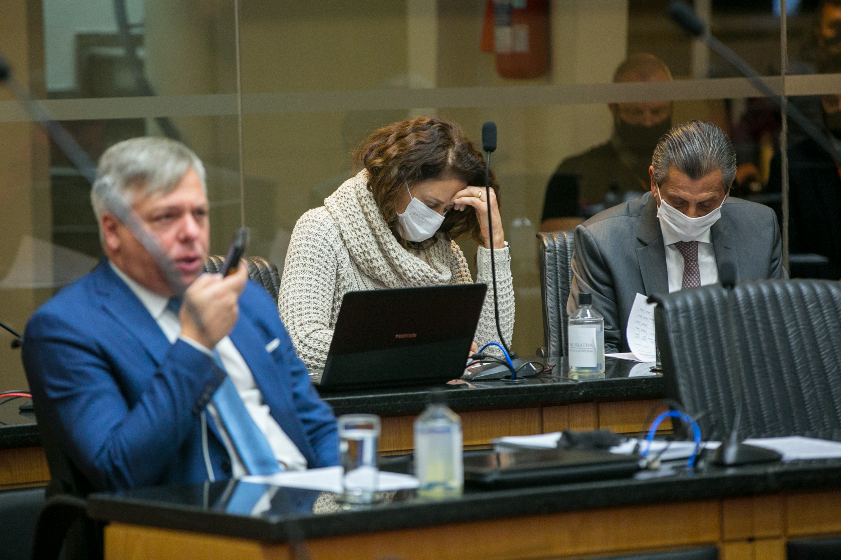 Deputada Marlene Fengler (PSD) e Deputado Julio Garcia (PSD)