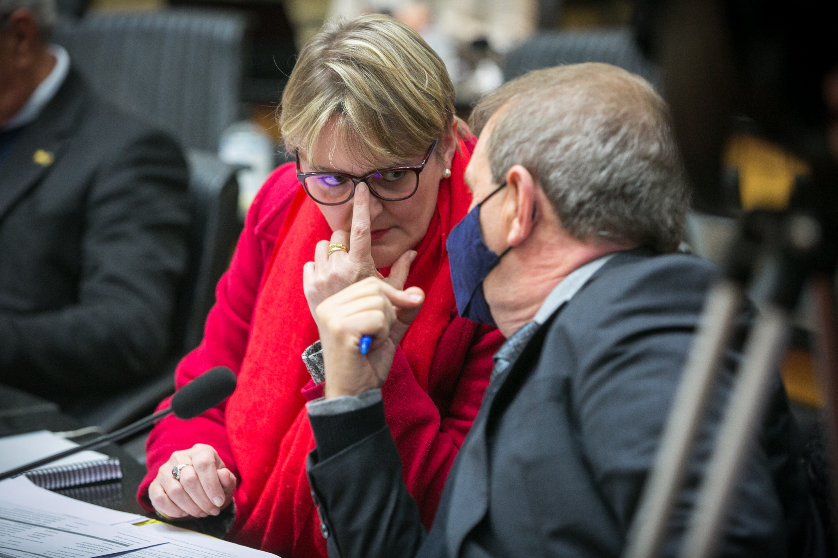 Deputada Luciane Carminatti (PT) e Deputado Maurício Eskudlark (PL)