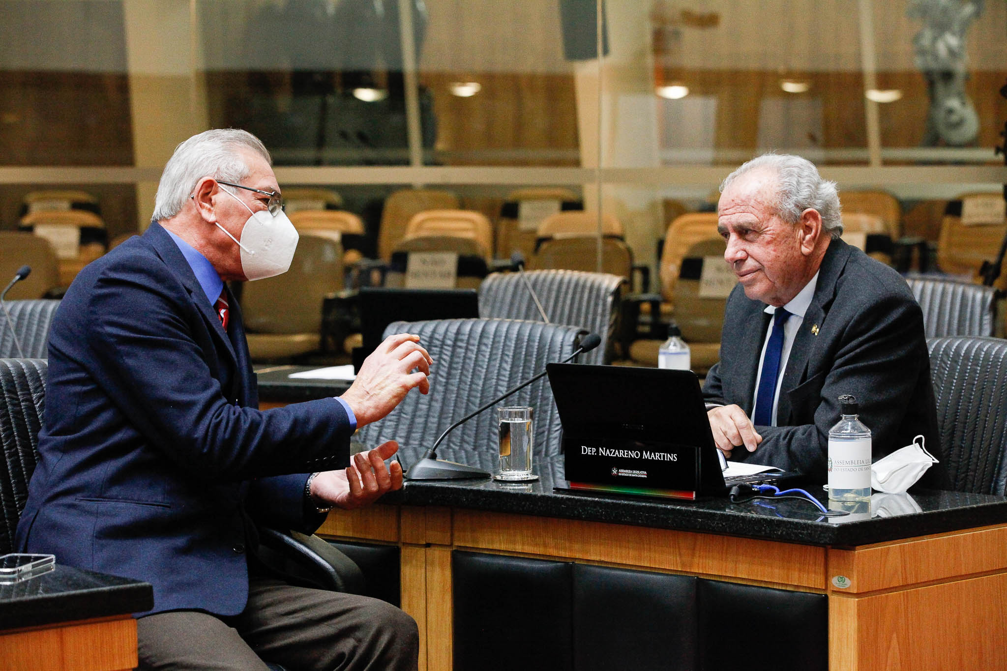 Deputado Silvio Dreveck (PP), Deputado Nazareno Martins (PSB)