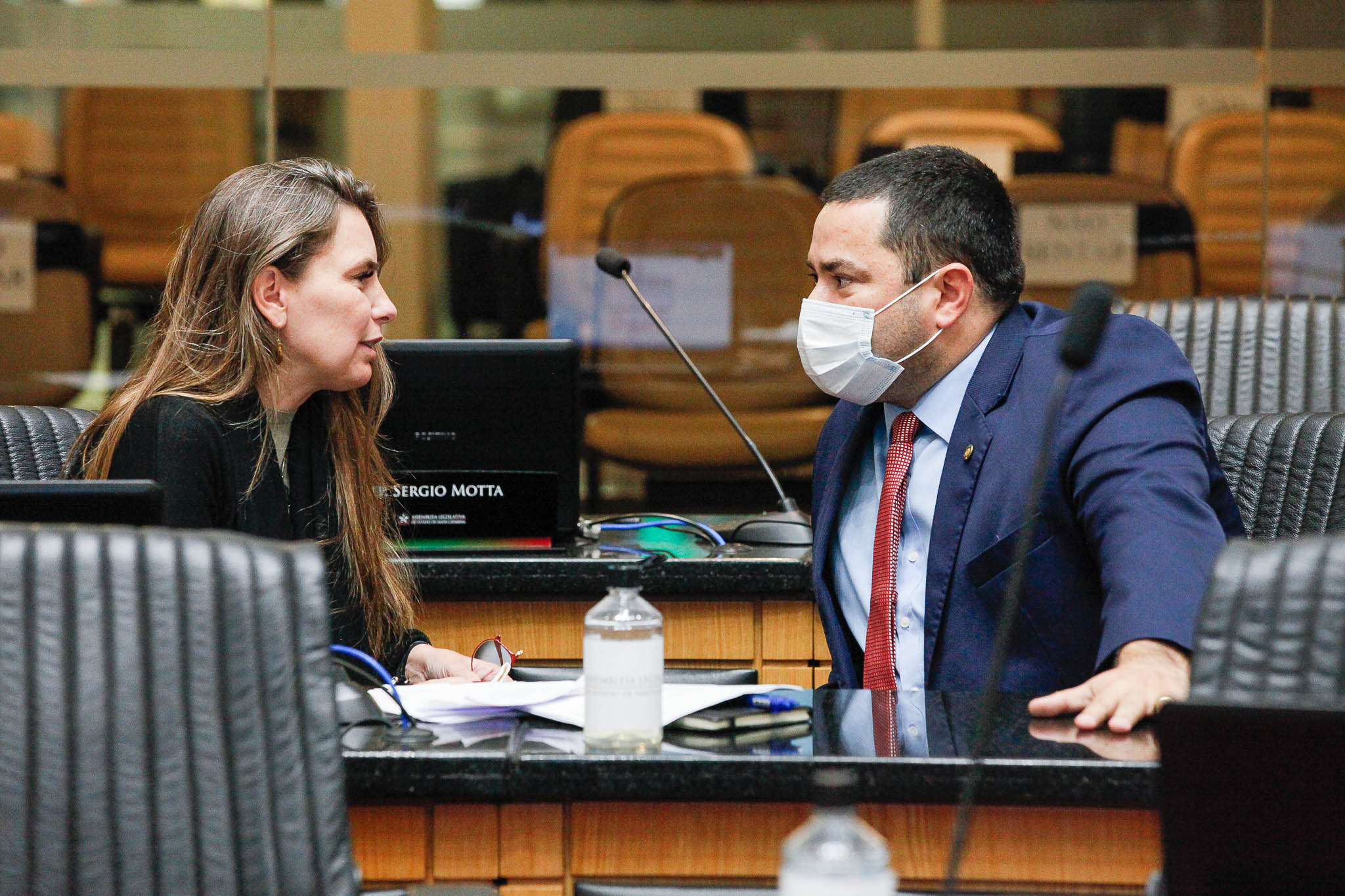 Deputada Ana Paula da Silva (Sem Partido), Deputado Ricardo Alba (PSL)