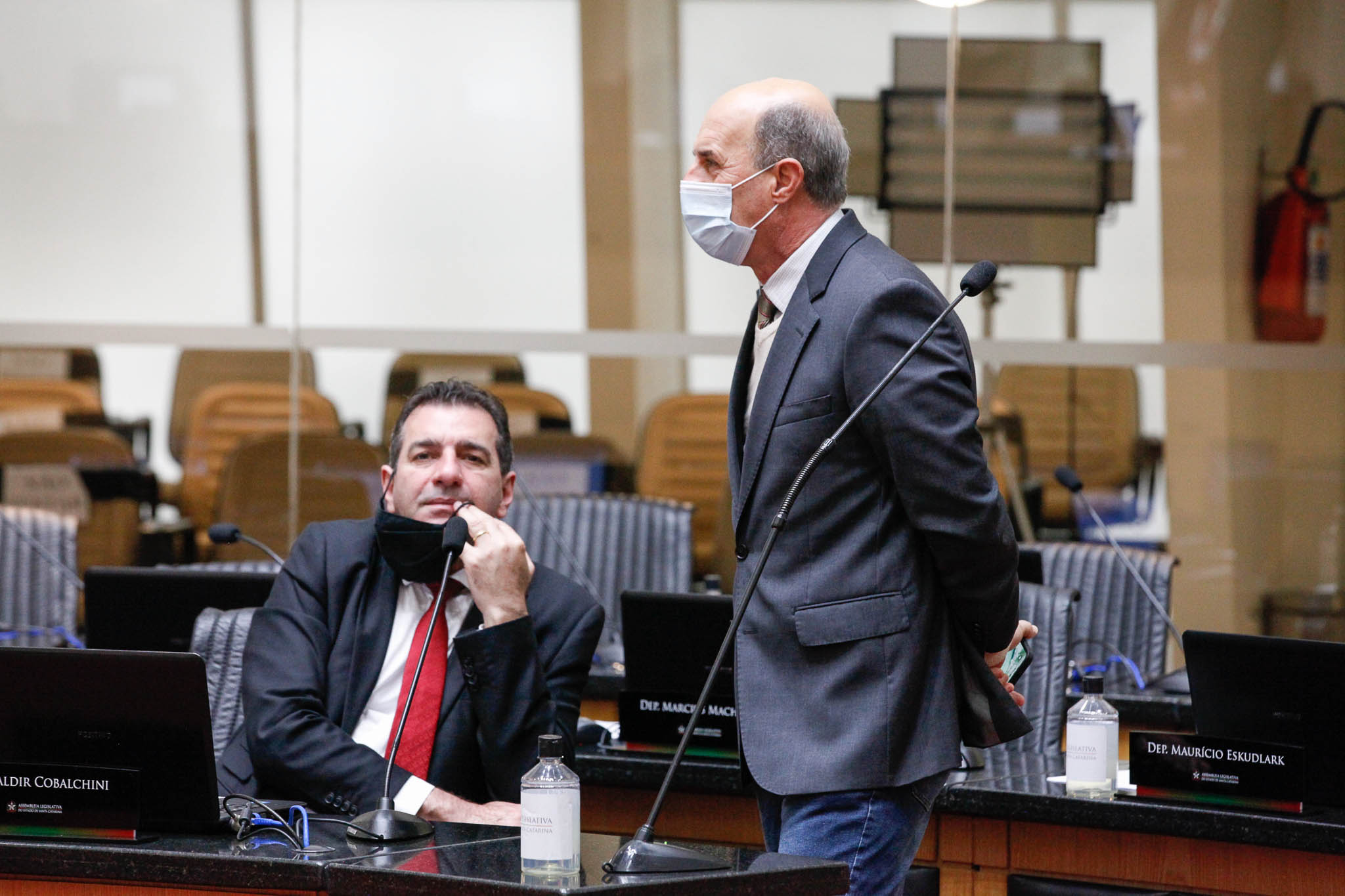 Deputado Valdir Cobalchini (MDB), Deputado Milton Scheffer (PP)