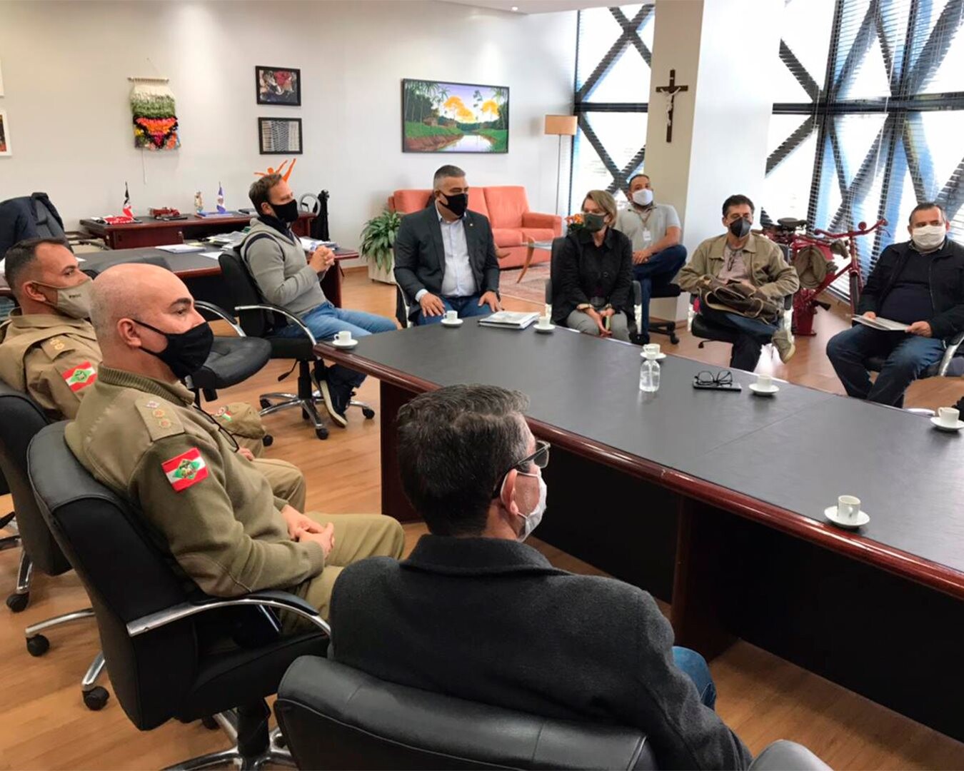 Base da PM dará segurança às famílias que frequentam parque de Joinville