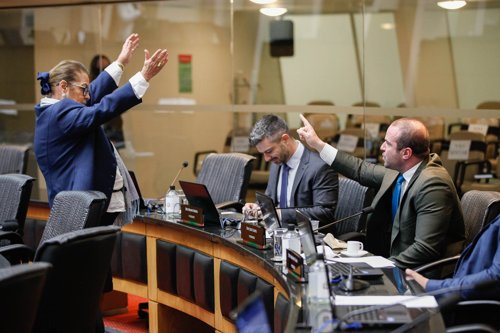 Deputada Ada Faraco de Luca (MDB), Deputado Jessé Lopes (PSL)