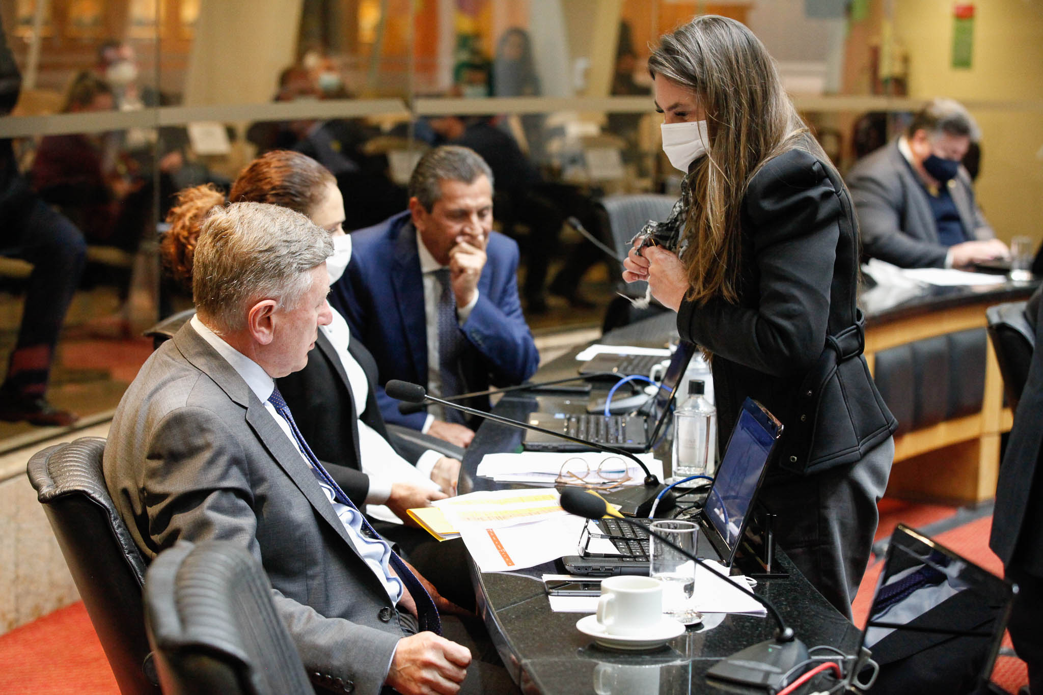 Deputado Milton Hobus (PSD), Deputada Ana Paula da Silva (Sem Partido)