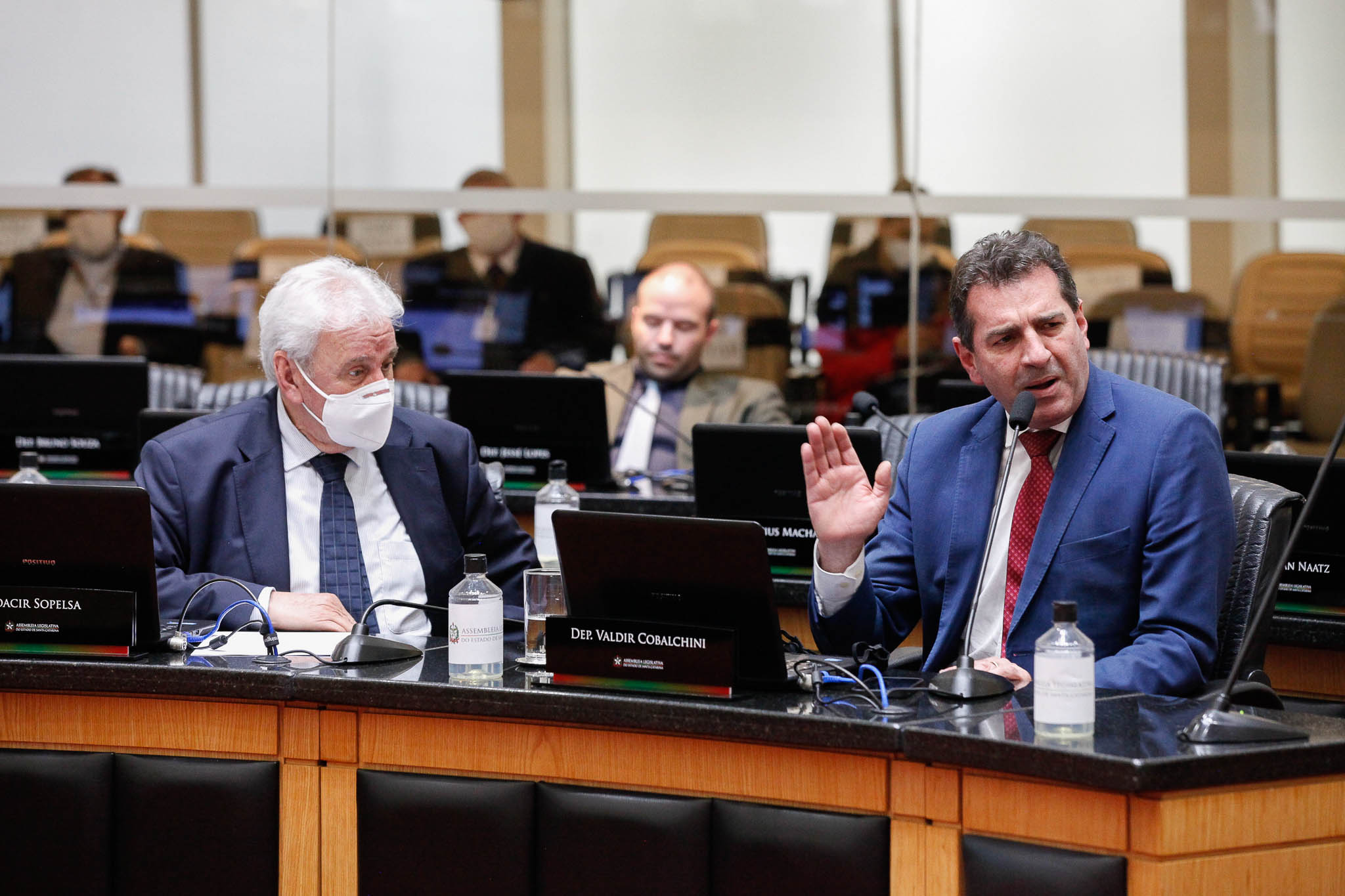 Deputado Moacir Sopelsa (MDB), Deputado Valdir Cobalchini (MDB)