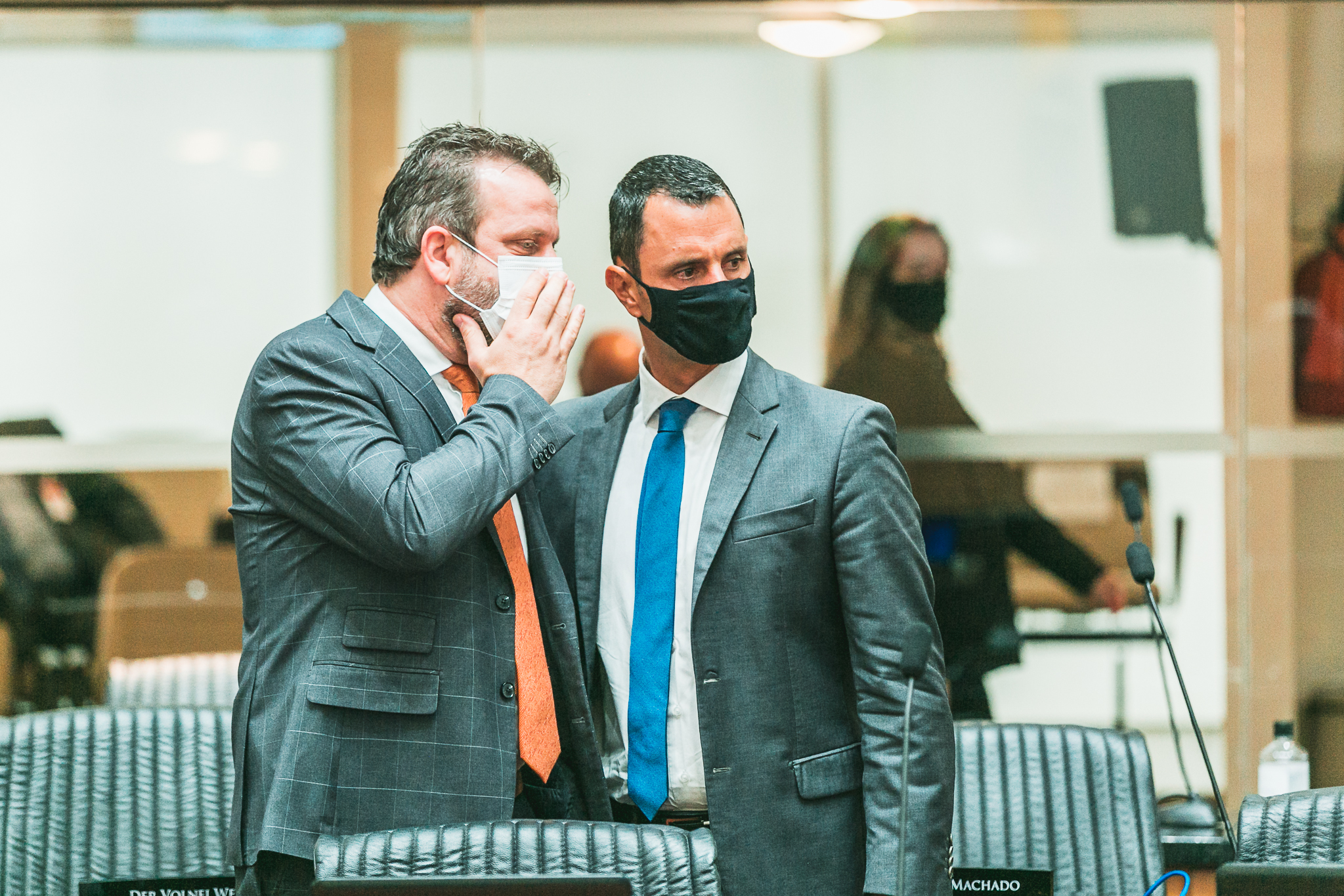 Deputado Jerry Comper (MDB) - Deputado João Amin (PP)
